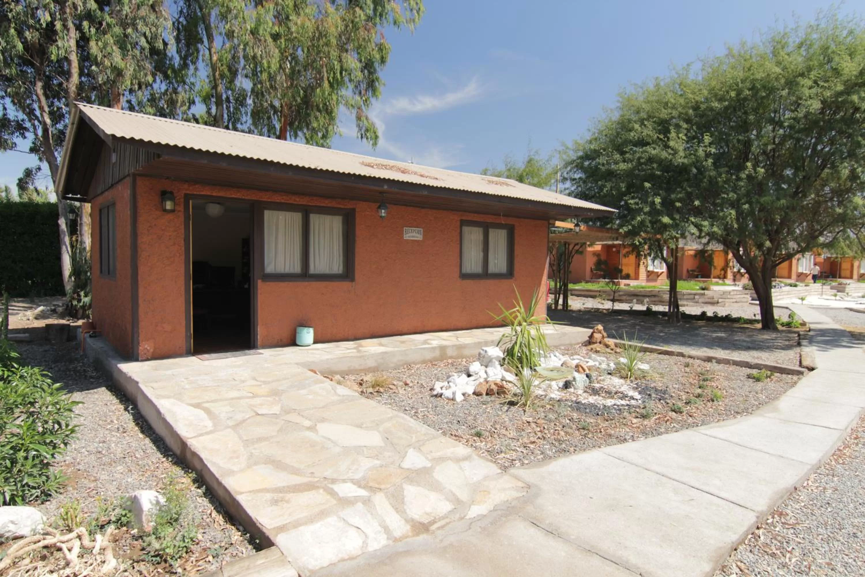 Patio, Property Building in Hotel El Bramador