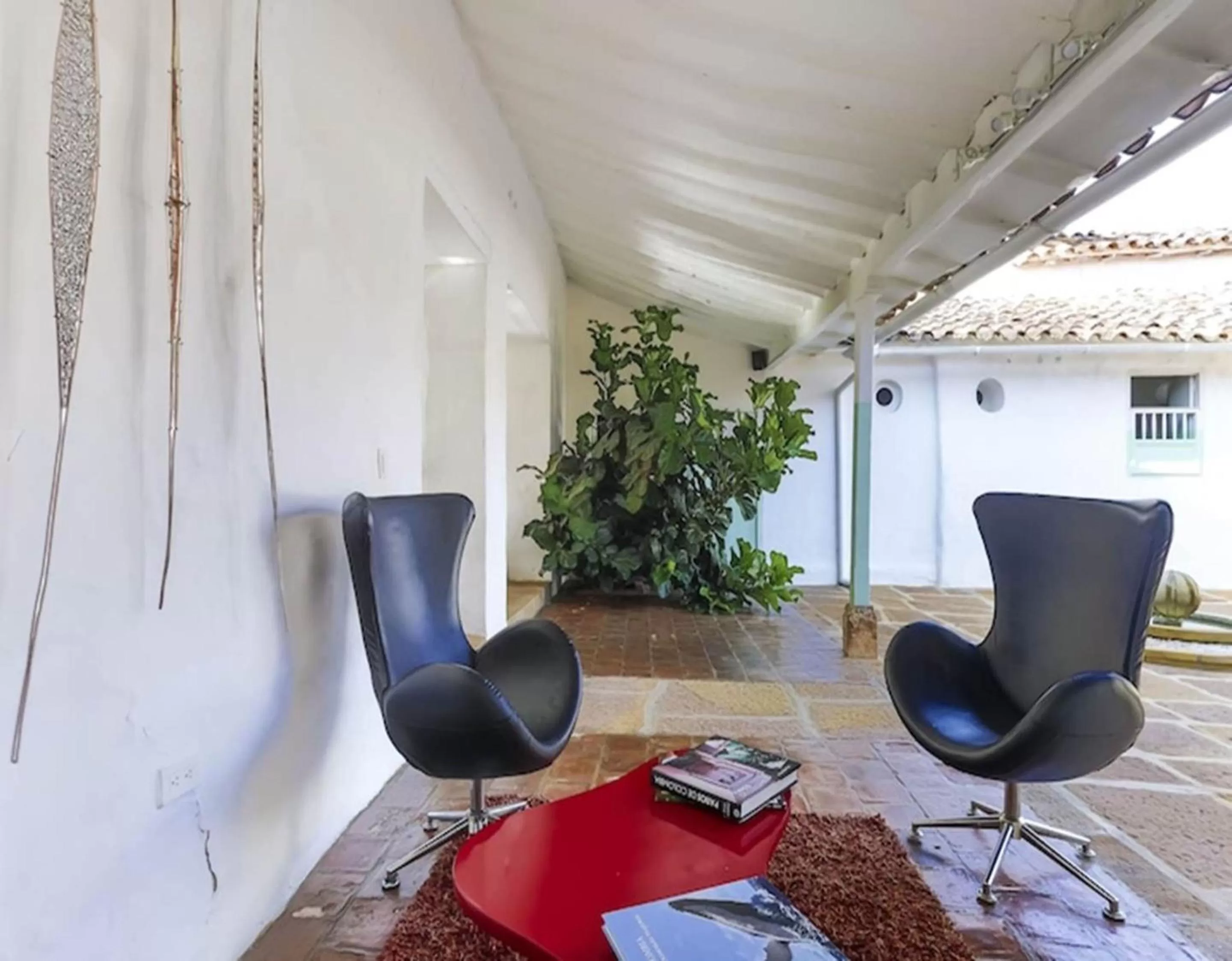 Seating area in La Nube Posada