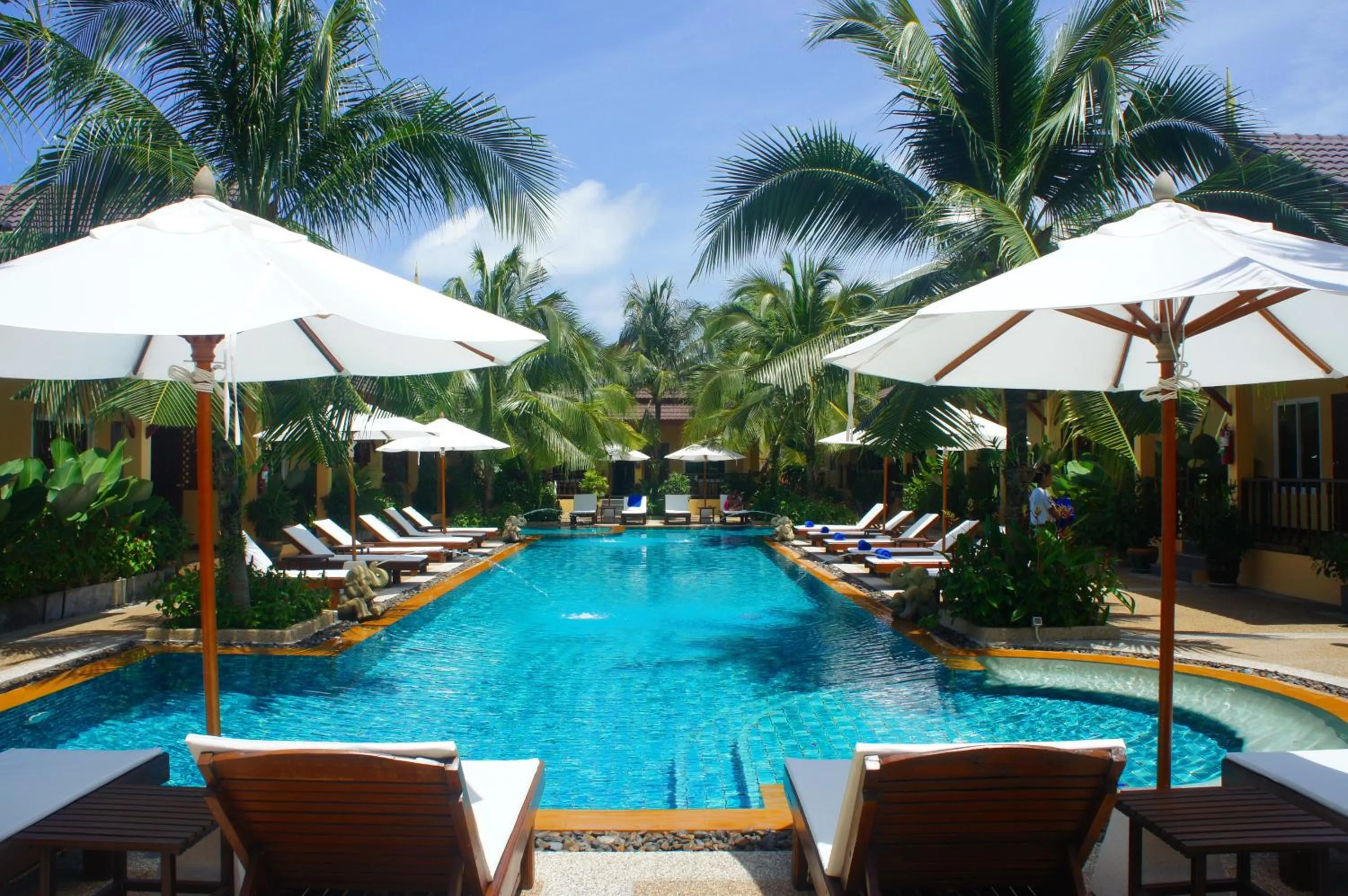 Swimming pool in Le Piman Resort