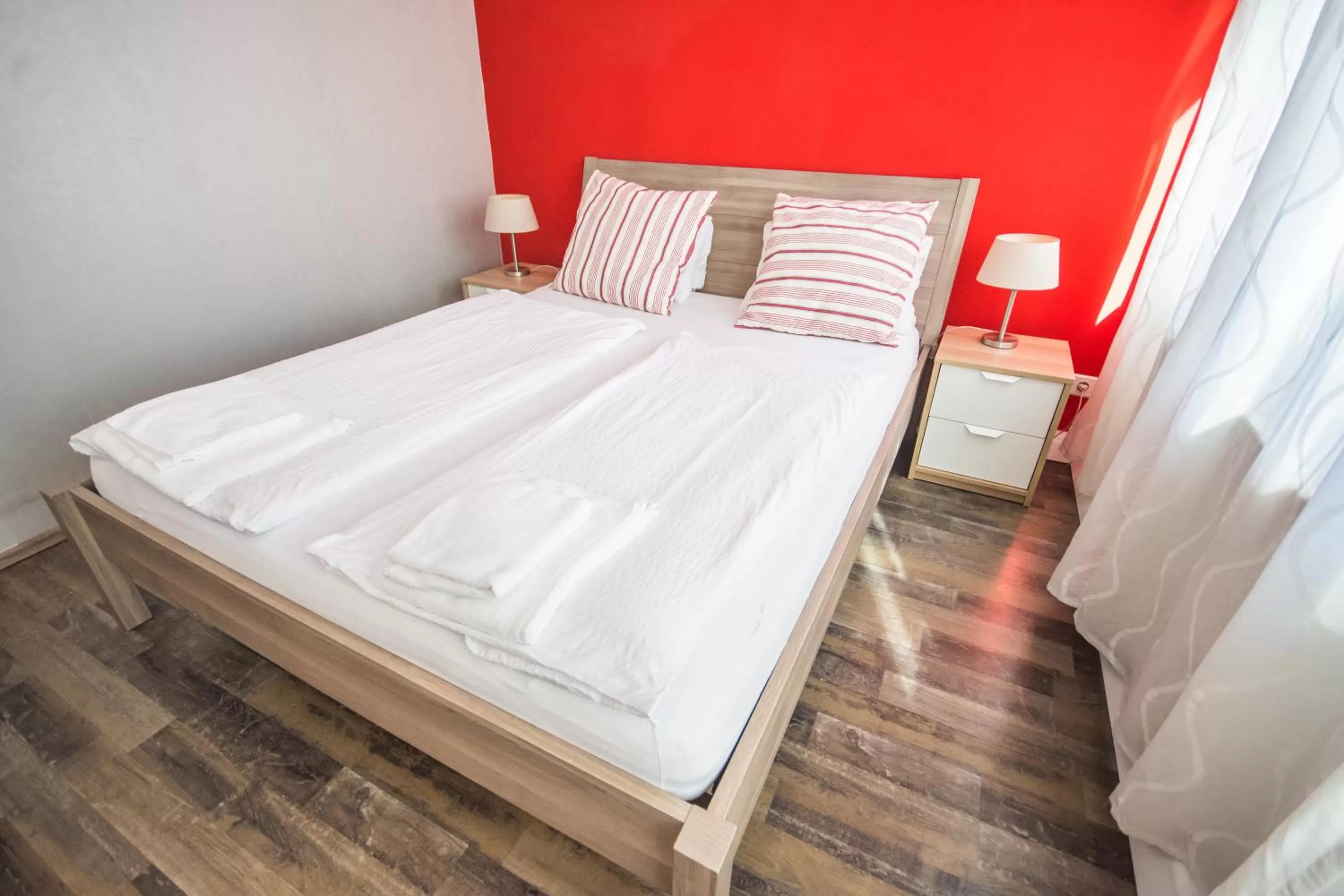 Bedroom, Bed in Hotel Turmfalke