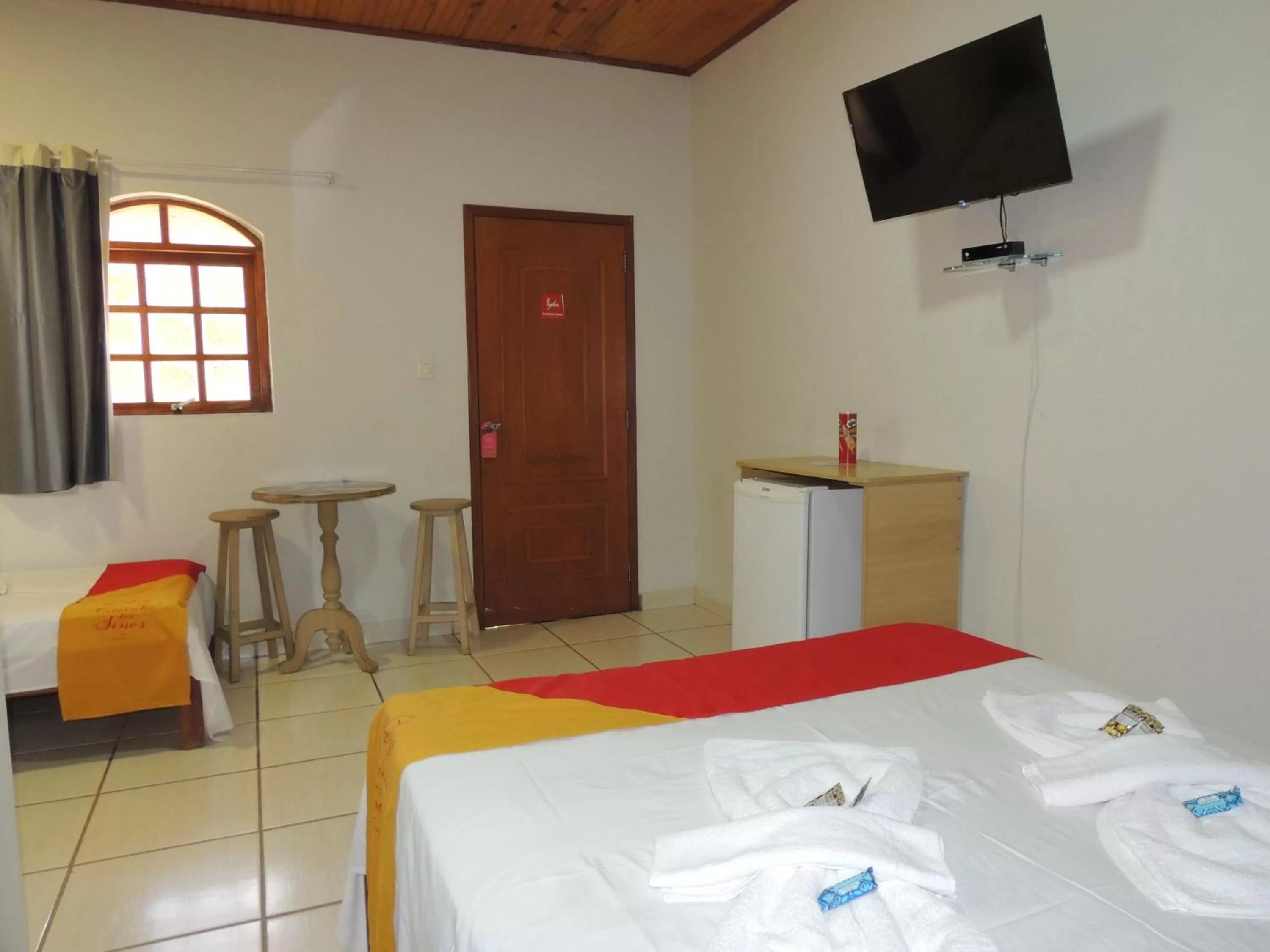 Bedroom, Bed in Pousada Caminho Dos Sinos