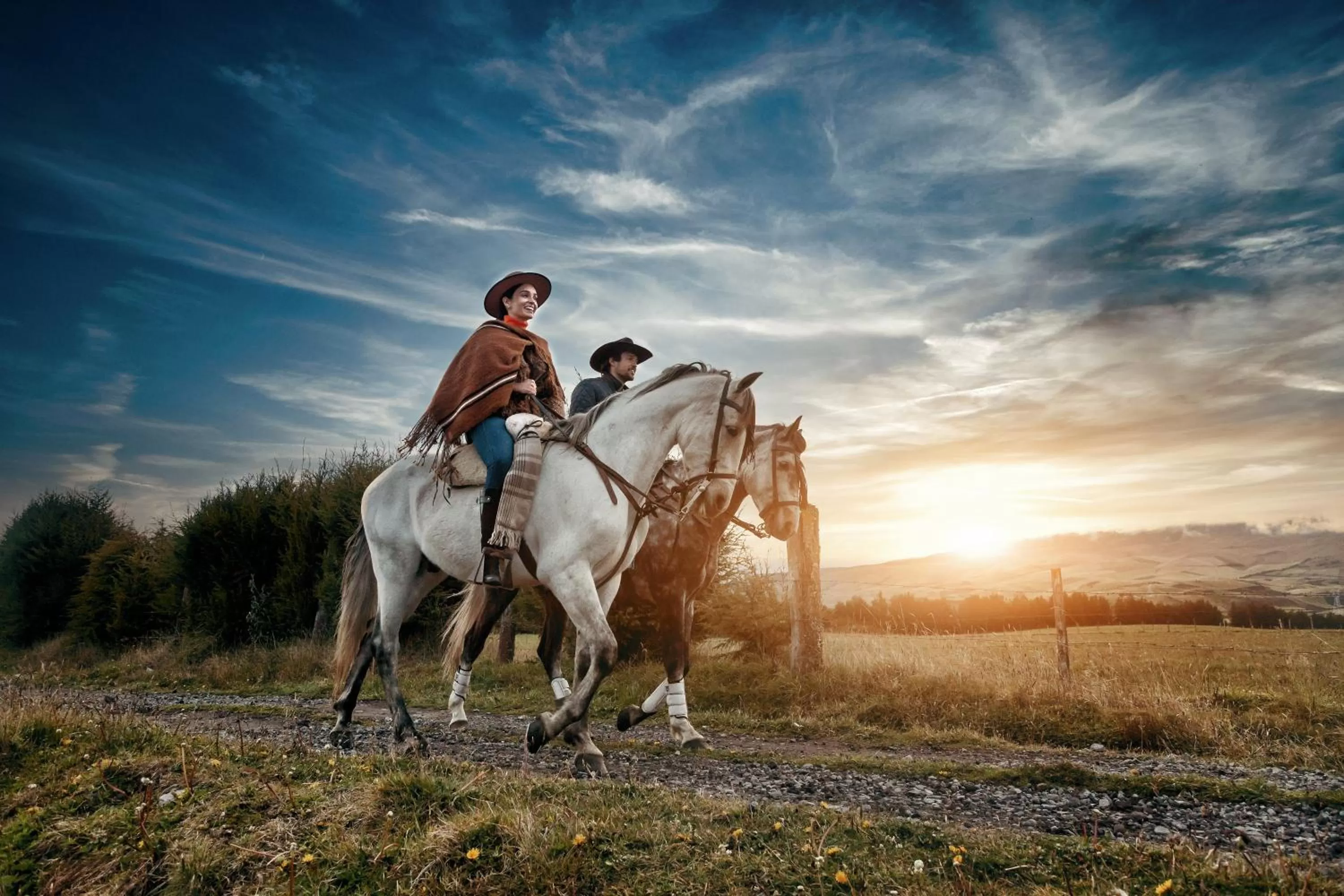 Horseback Riding in Hostería La Andaluza