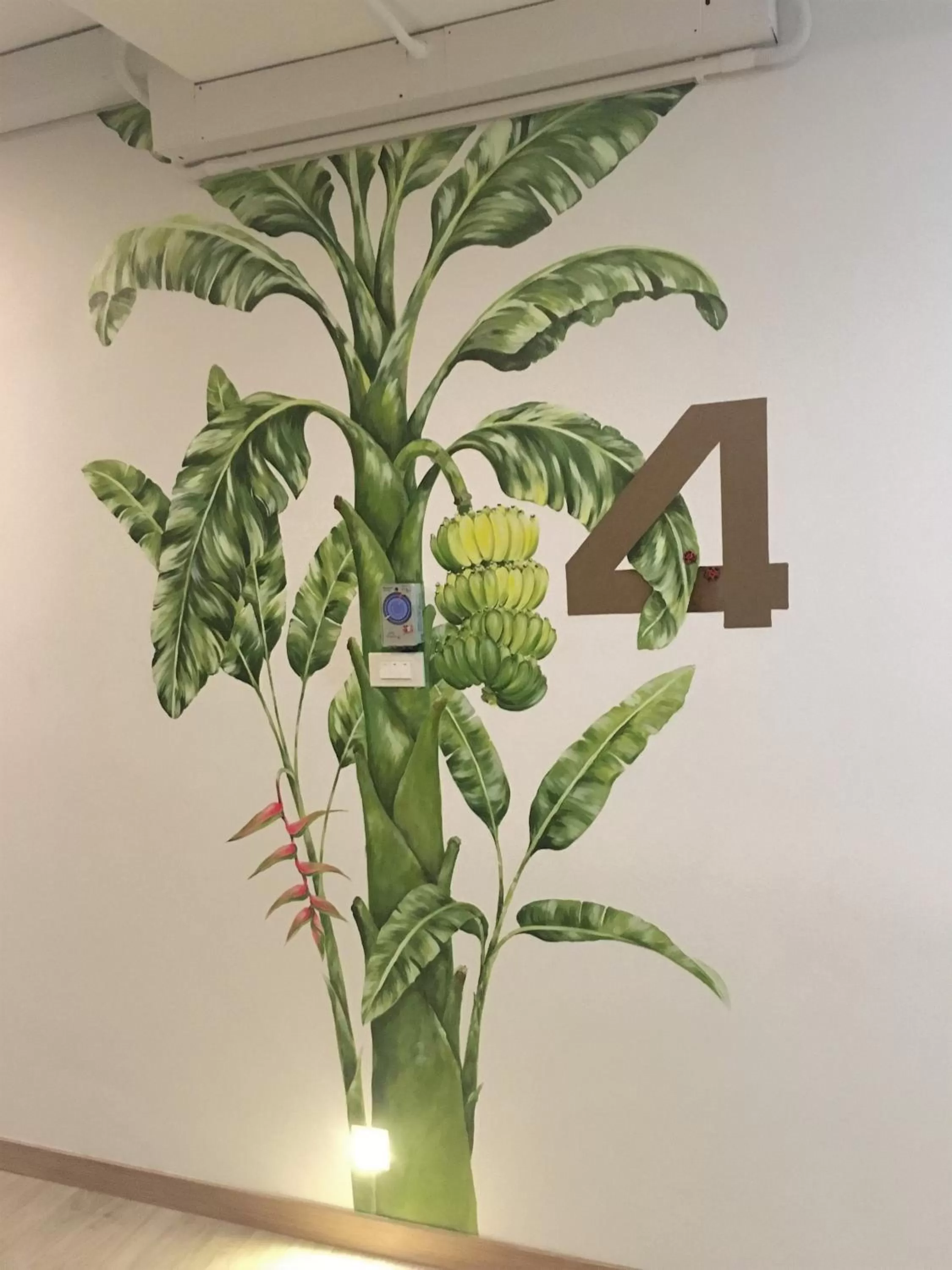 Decorative detail in Bangkok Saran Poshtel