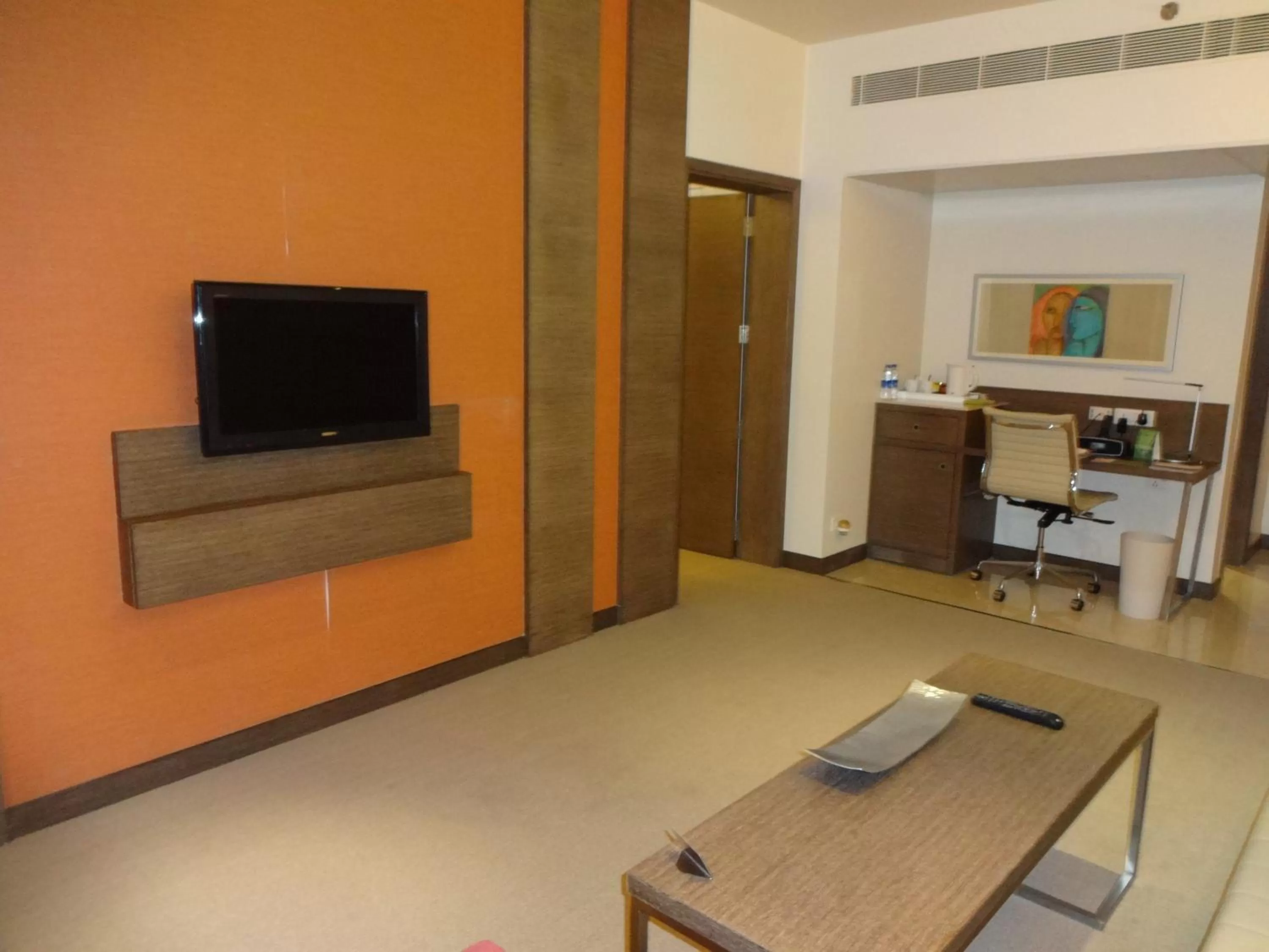Living room, TV/Entertainment Center in The Raintree, Anna Salai