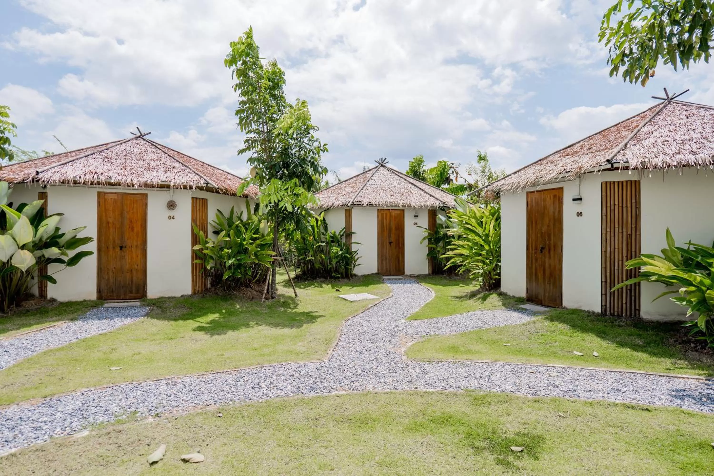 Inner courtyard view in Doowall Hotel