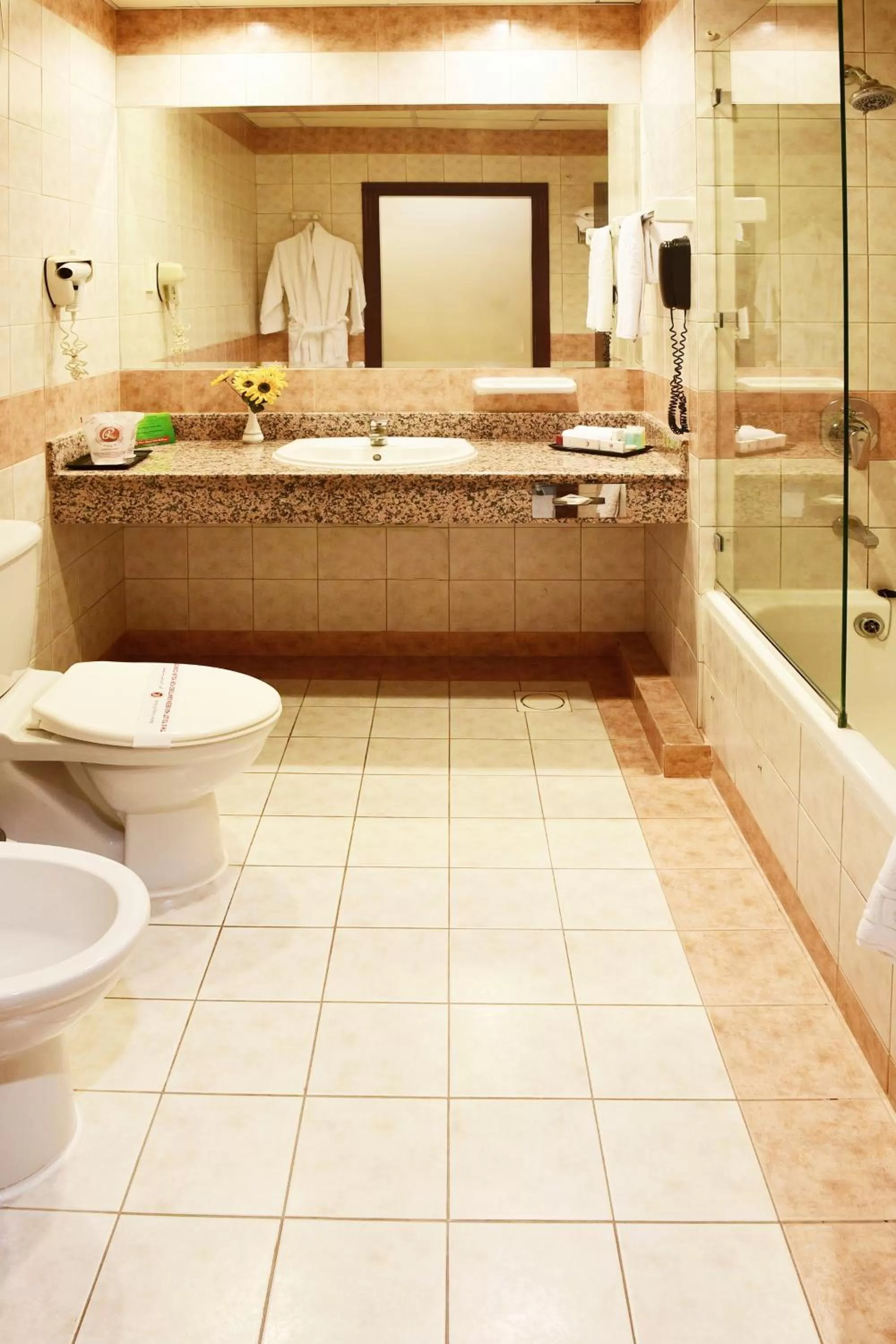 Shower in La Rosa Hotel, Juffair