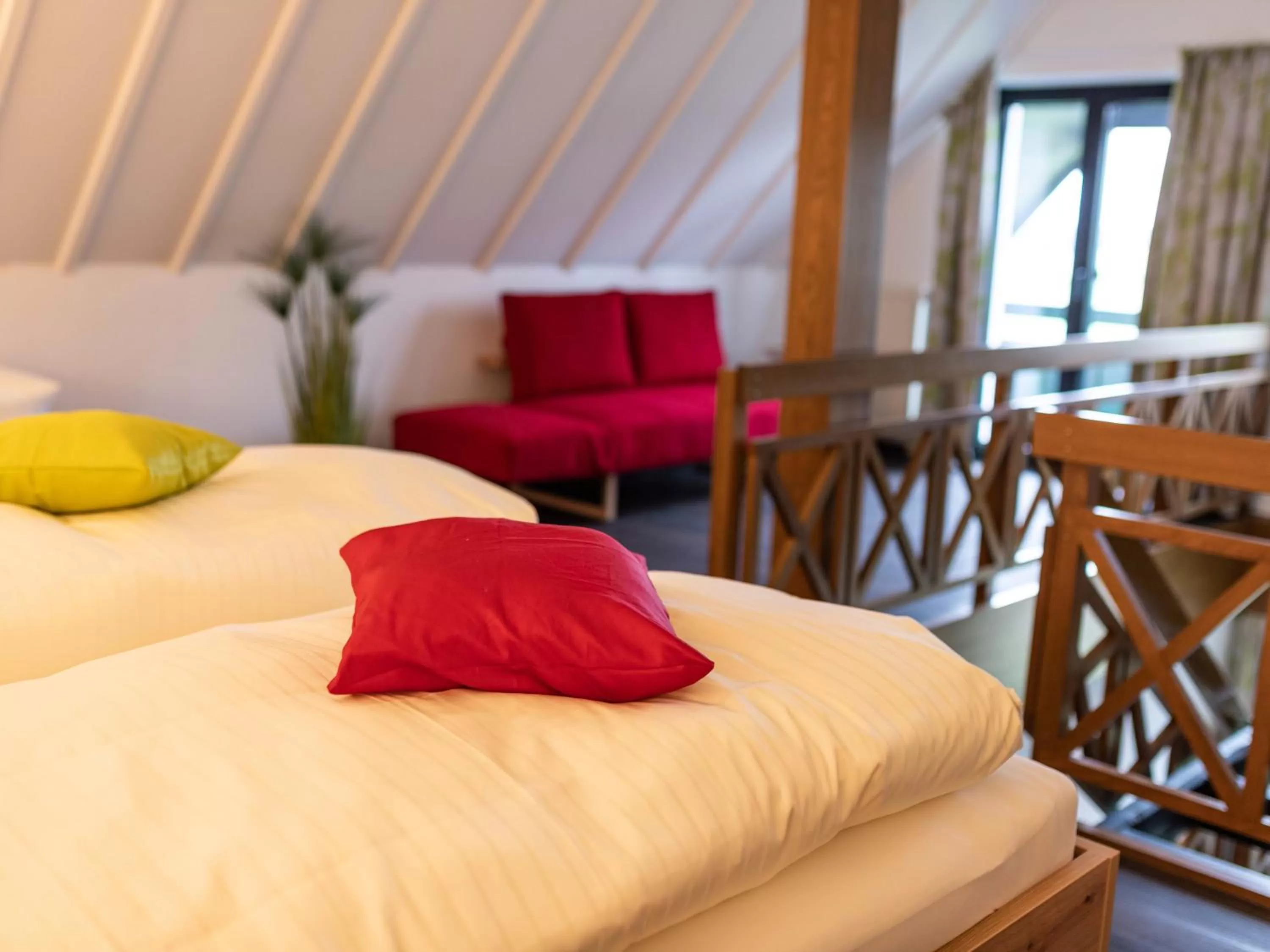 Decorative detail, Bed in Gasthof Spelsberg