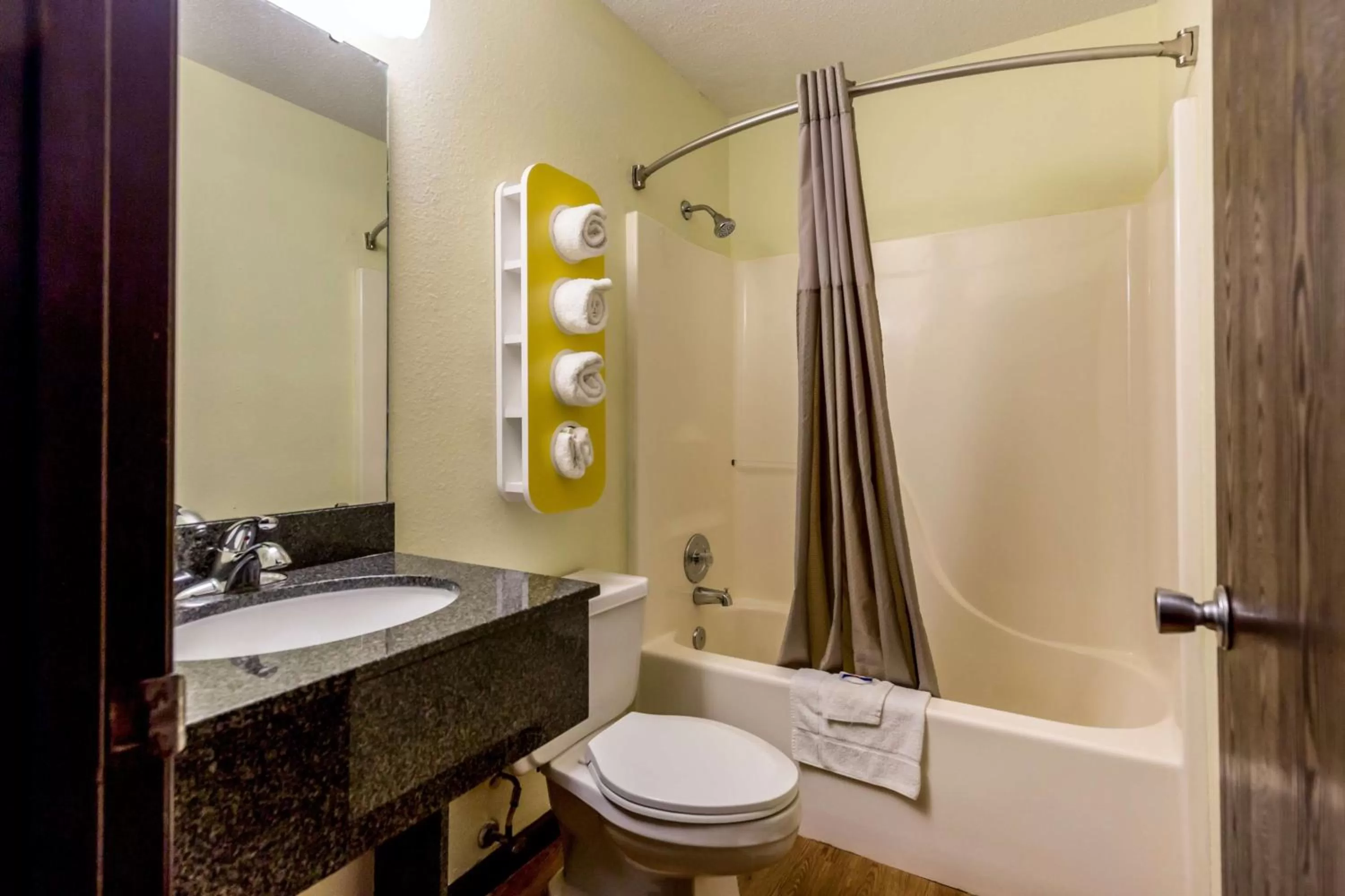 Shower in Motel 6-Troy, IL