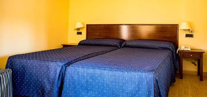 Bed in Hotel Rural El Jardin