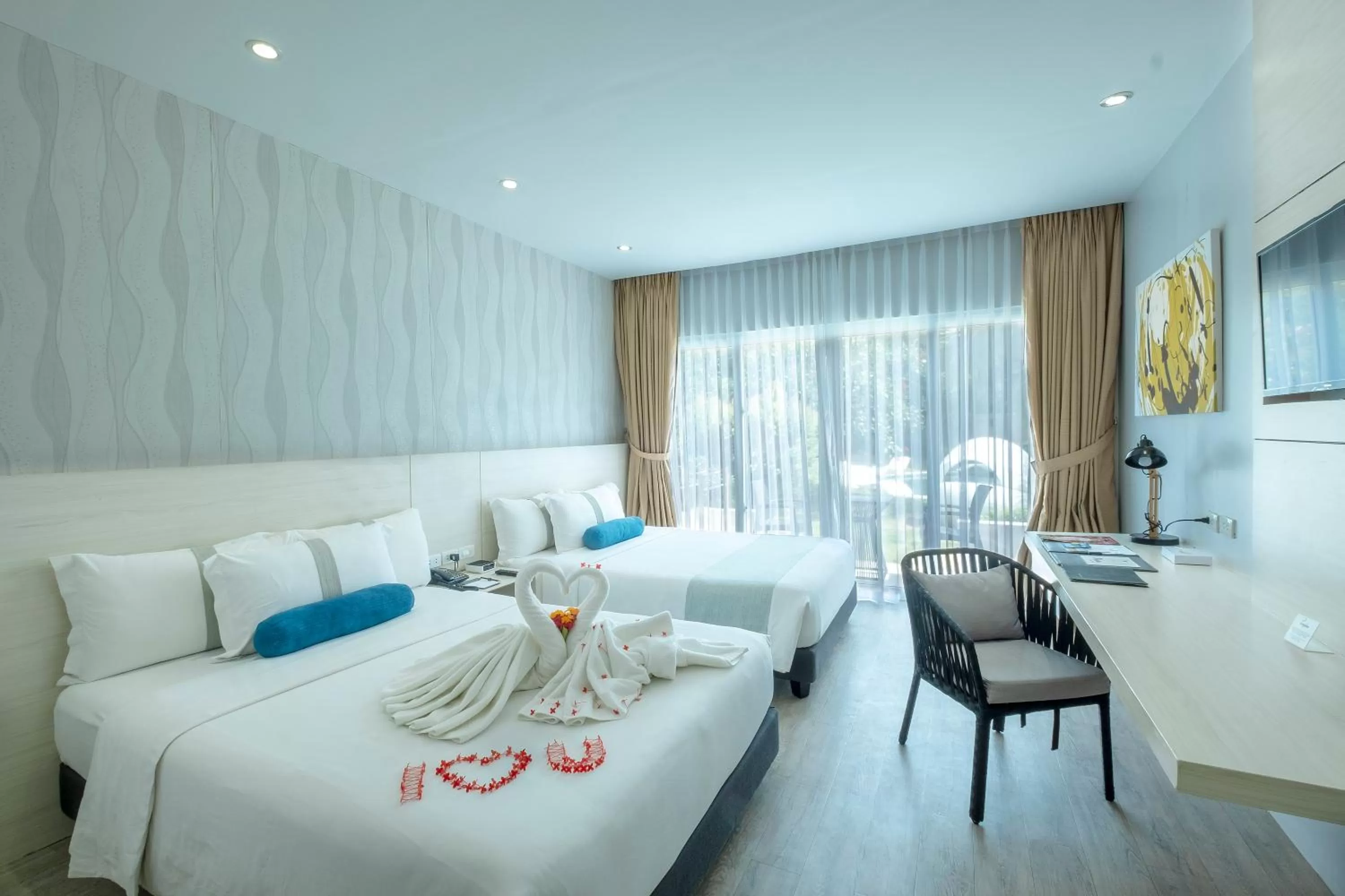 Bed in Solea Mactan Resort