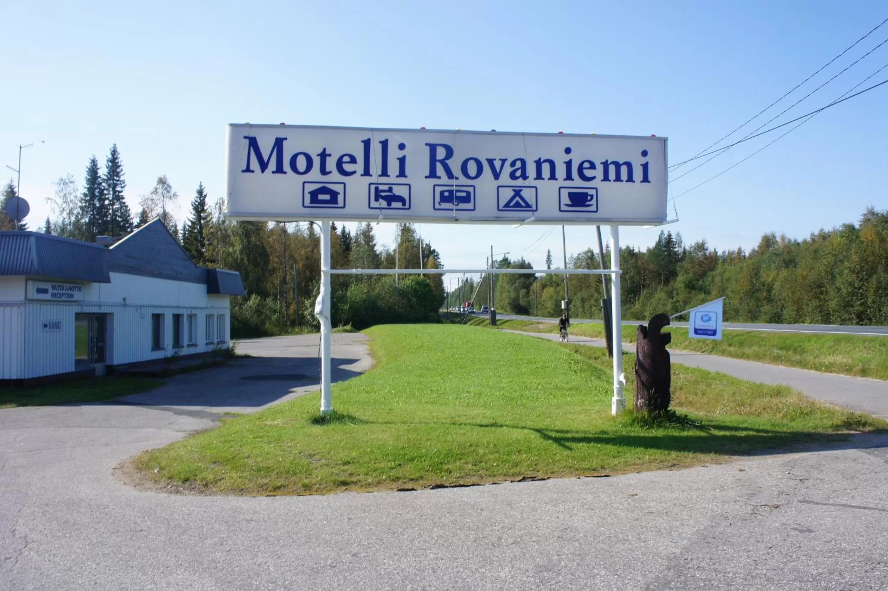 Facade/entrance in Motelli Rovaniemi