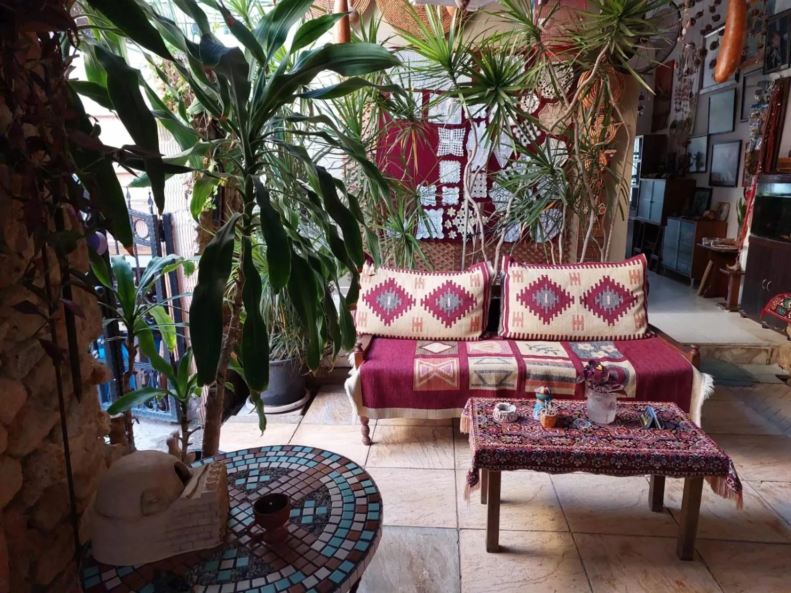 Seating Area in Mystery Garden Guest House