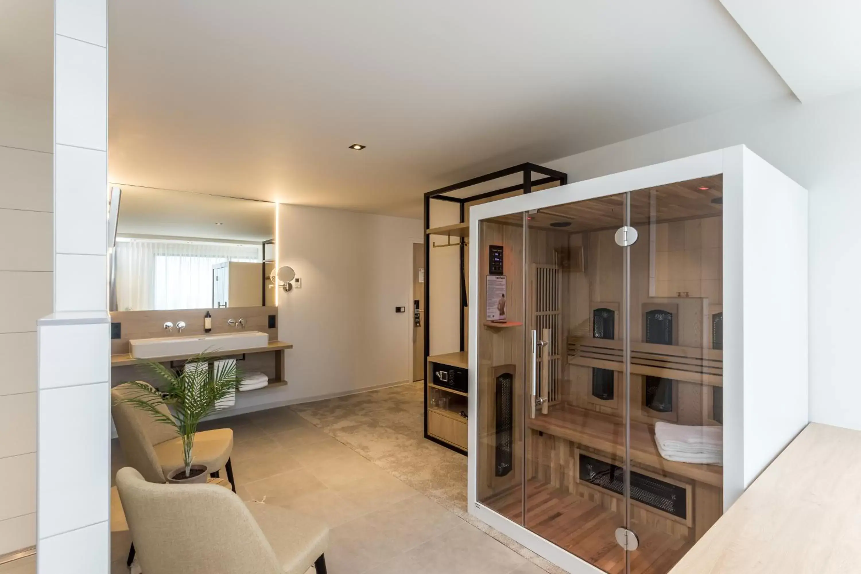 Junior Suite with Sauna in Hotel de Rousch - 4 sterren Superieur Junior Suite with Sauna in Hotel de Rousch - 4 sterren Superieur