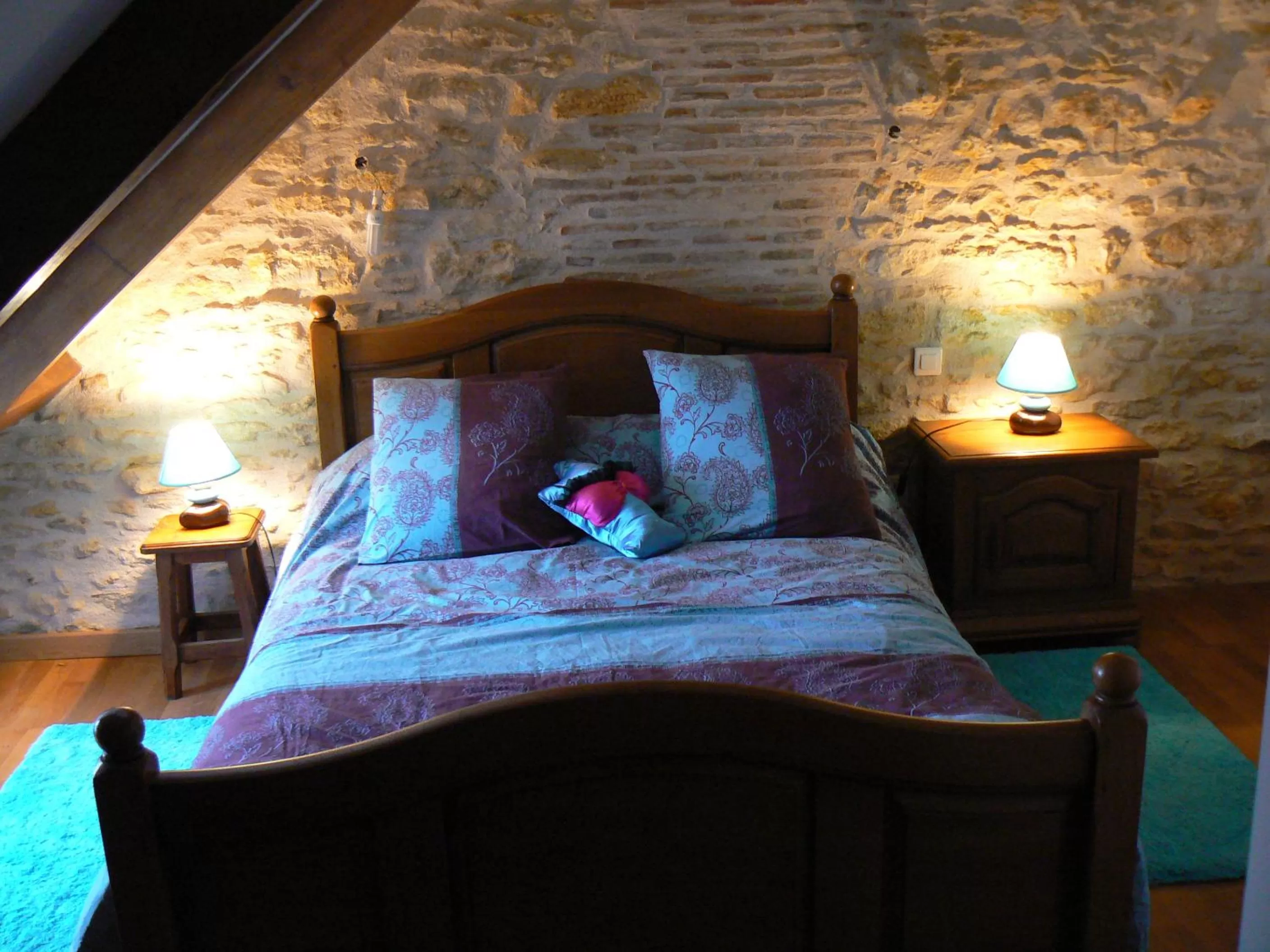 Bed in Le Manoir des Chapelles