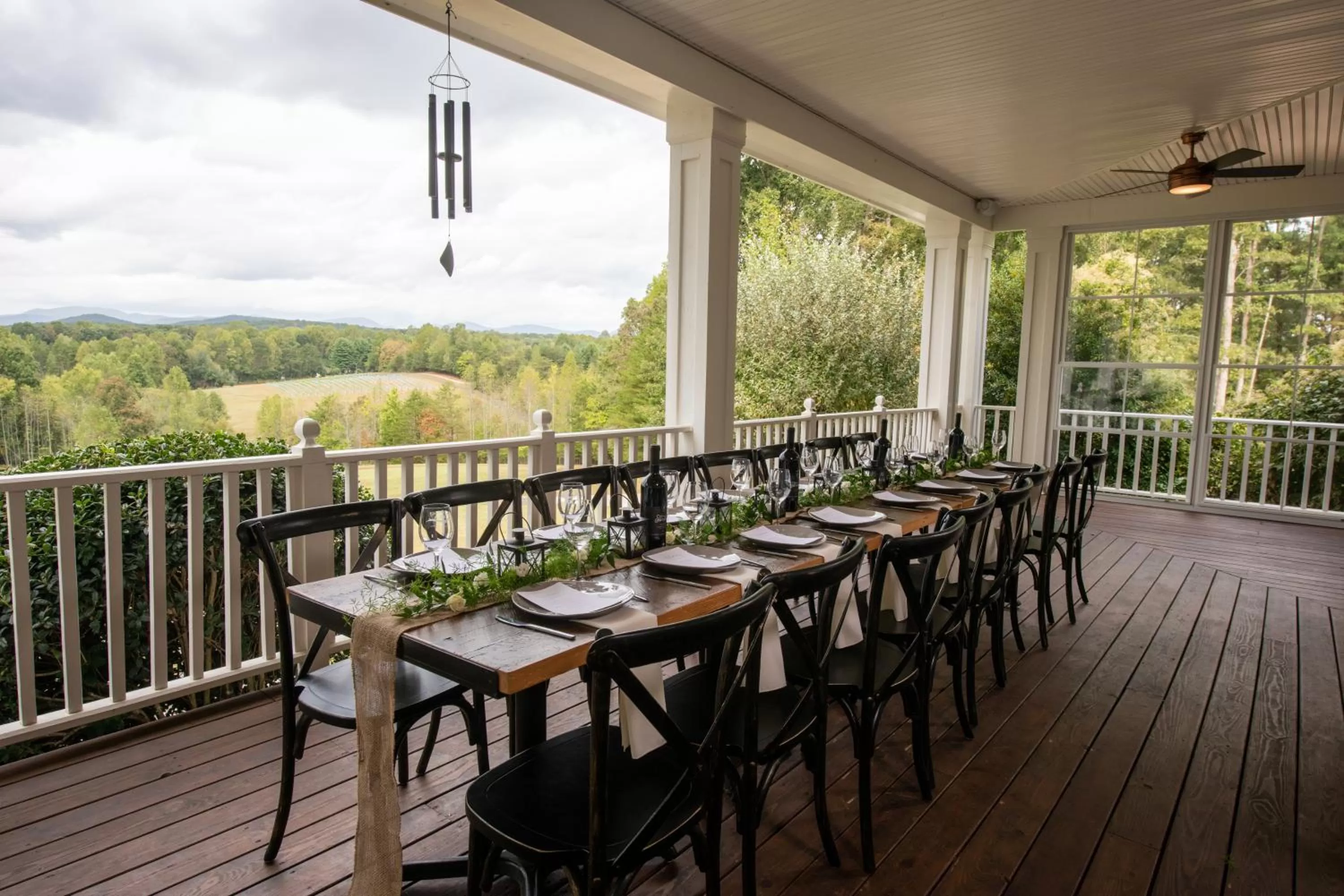 Patio in Dahlonega Resort and Vineyard