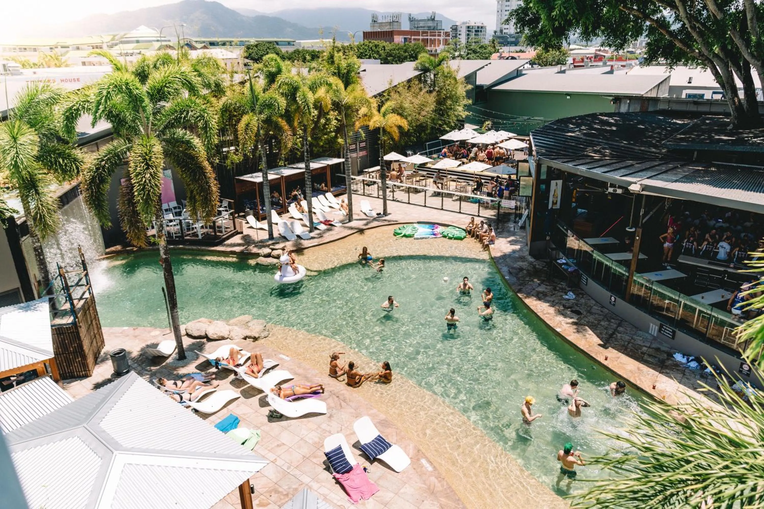Bird's eye view in Gilligan's Hotel & Resort Cairns