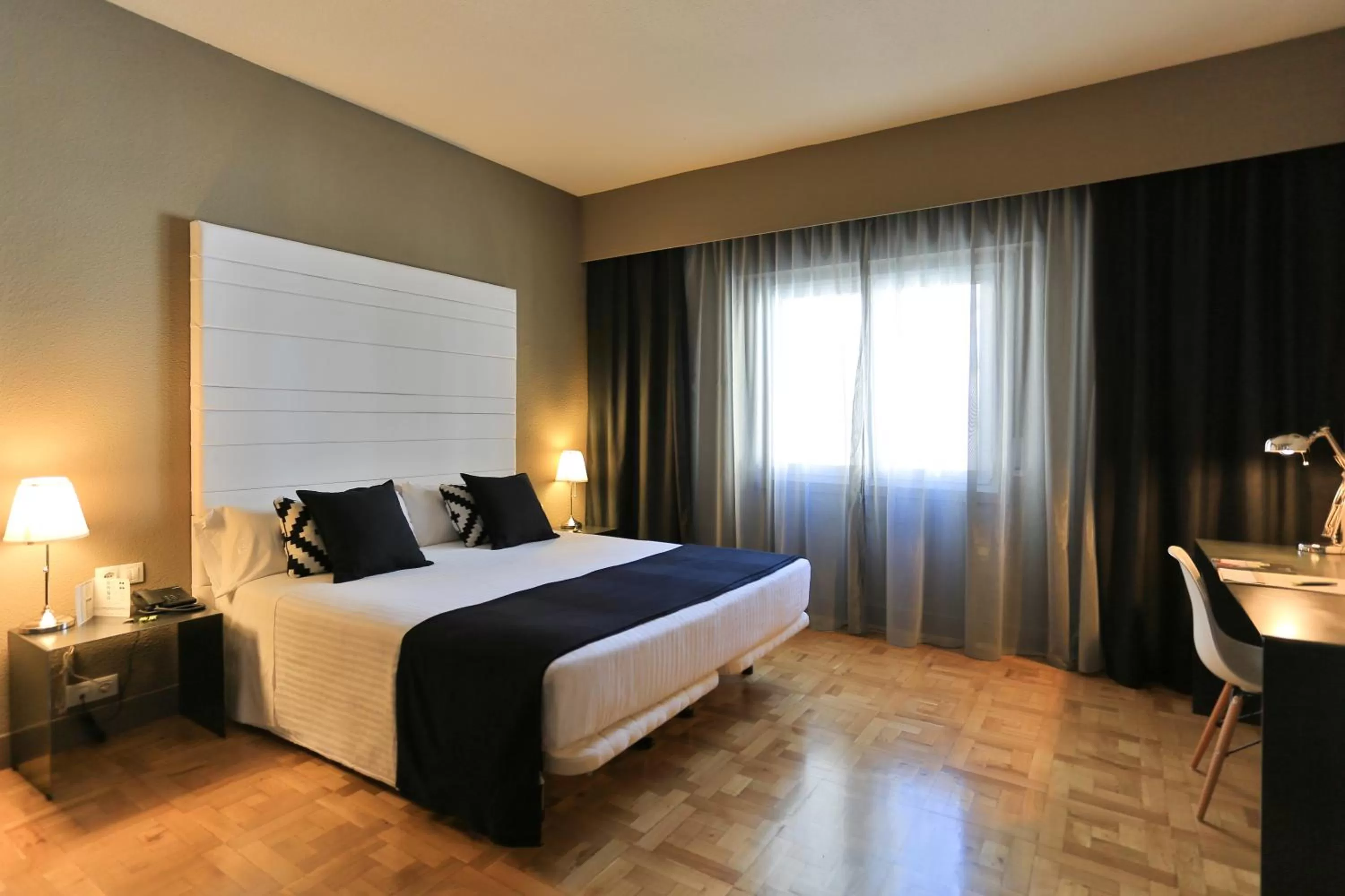 Bed in Habitus Hotel Leyre
