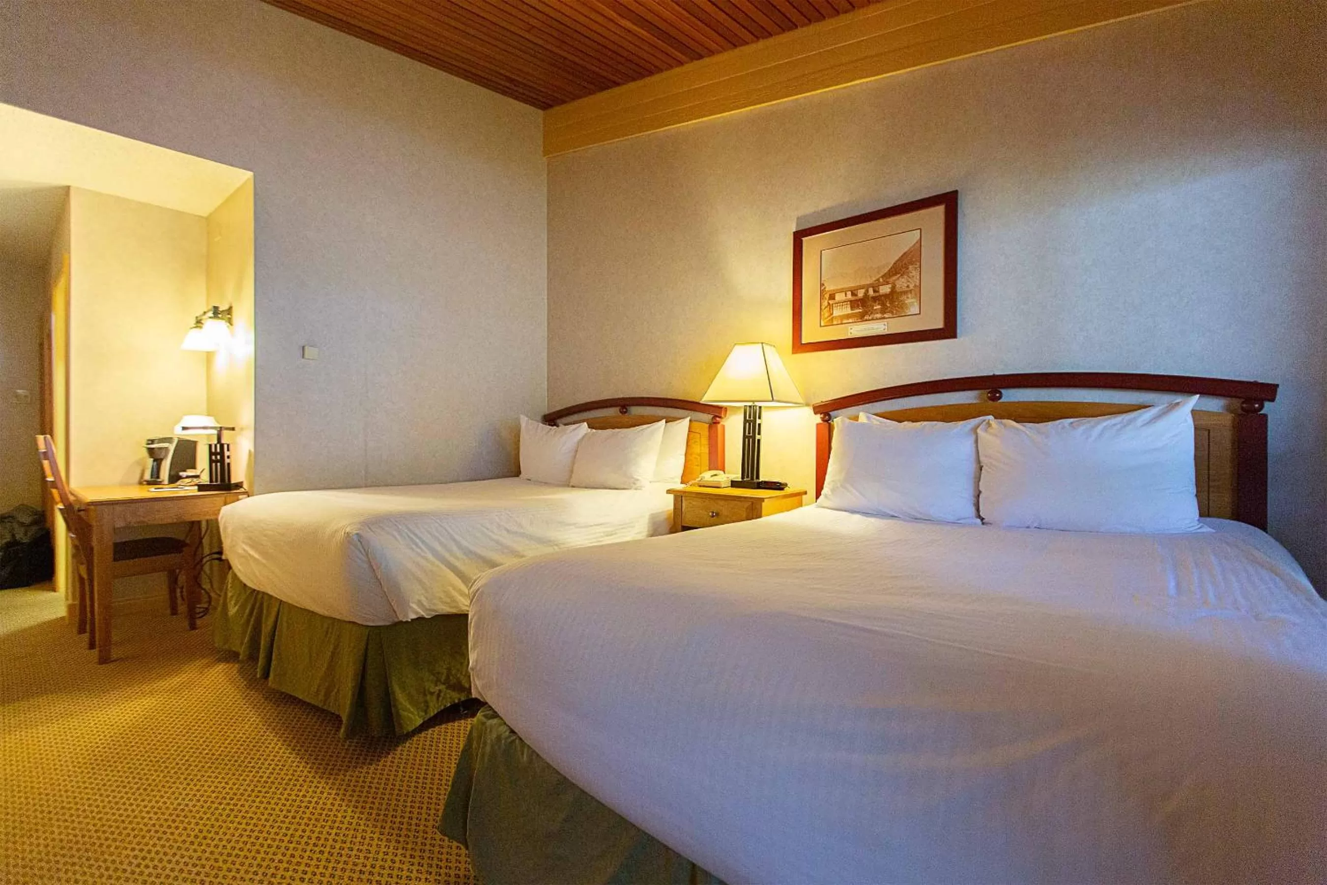 Bed in Fairmont Hot Springs Resort