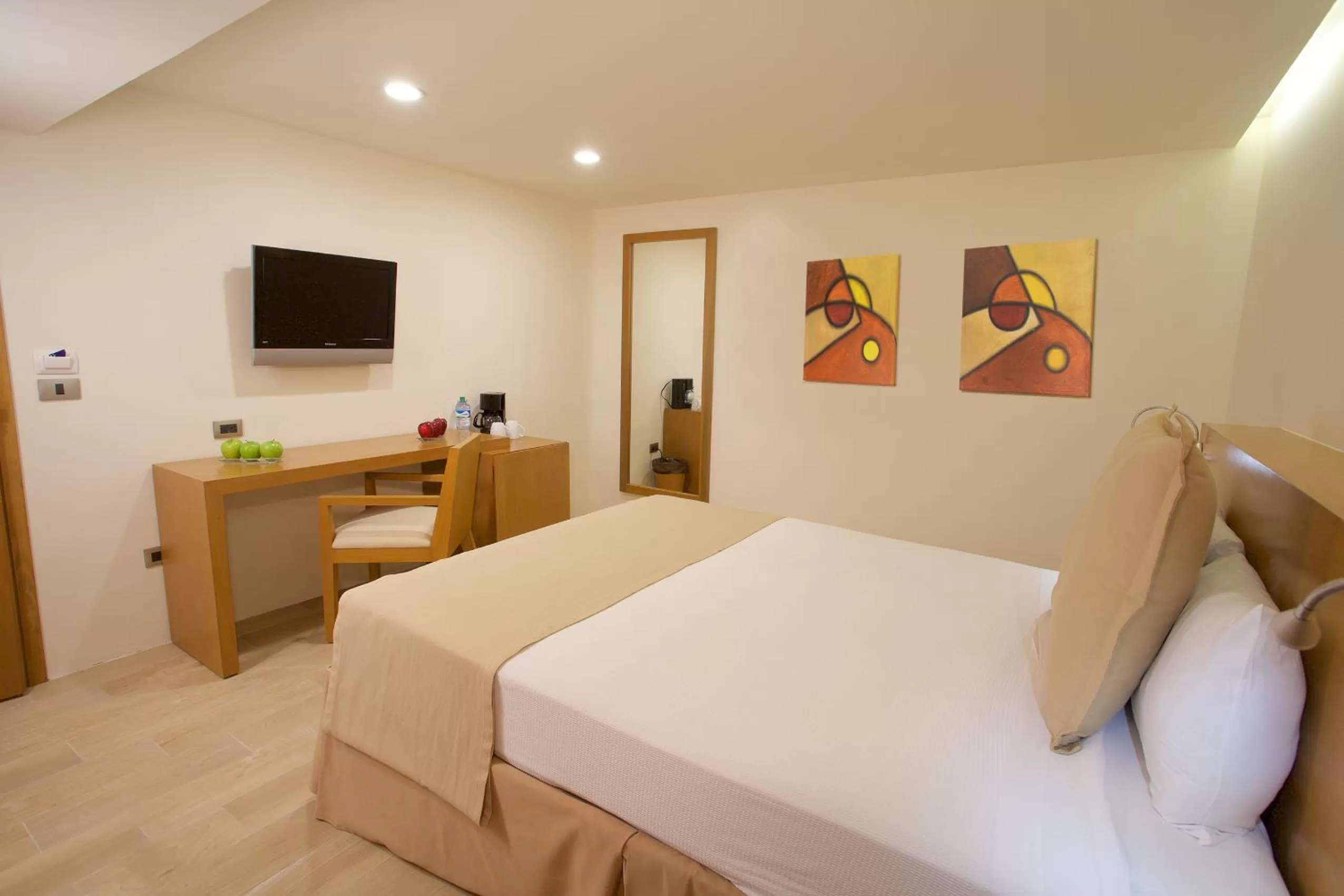 Bed in Hotel NYX Cancun