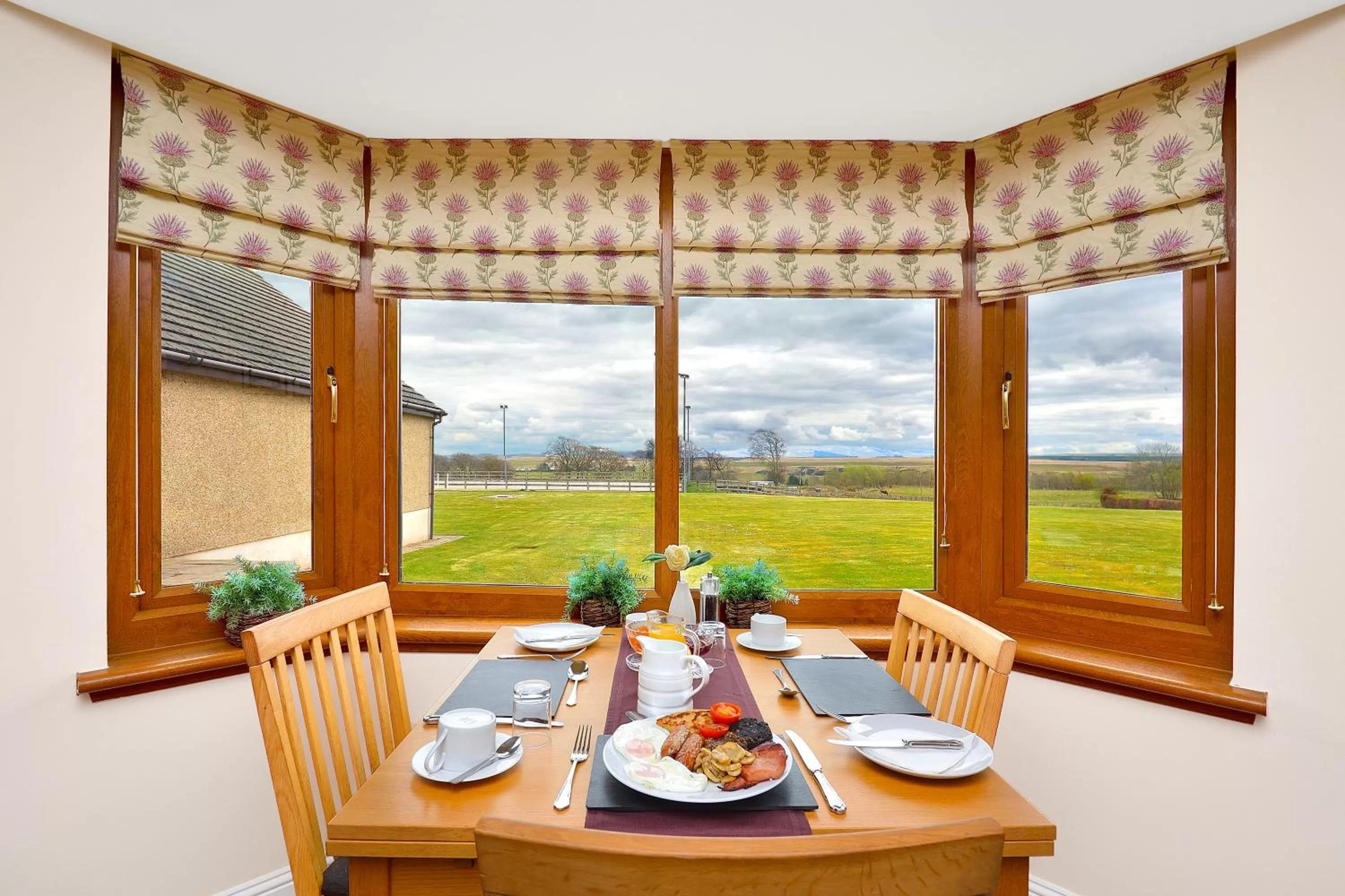 Dining area in Peggyslea Farm B&B
