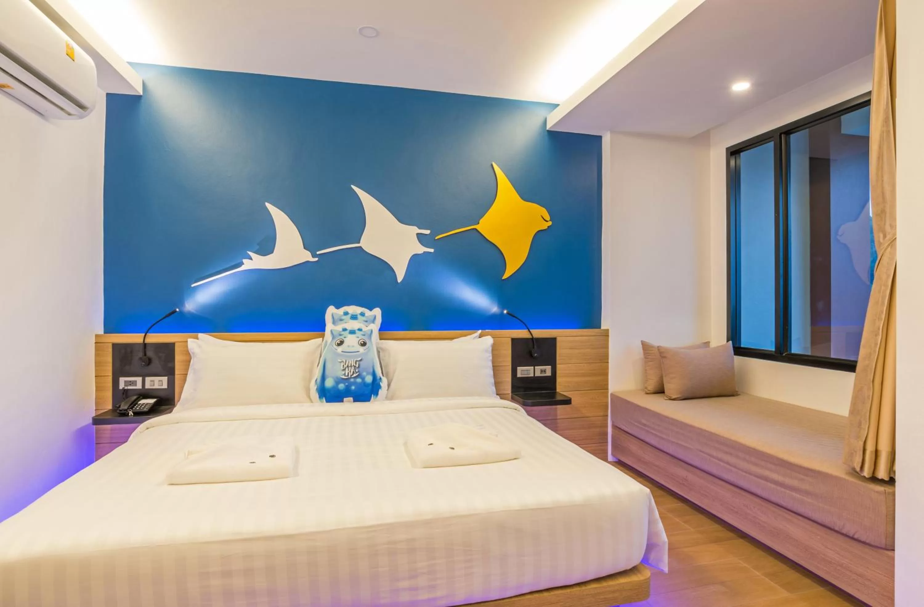 Bed in Anda Sea Tales Resort-SHA Plus