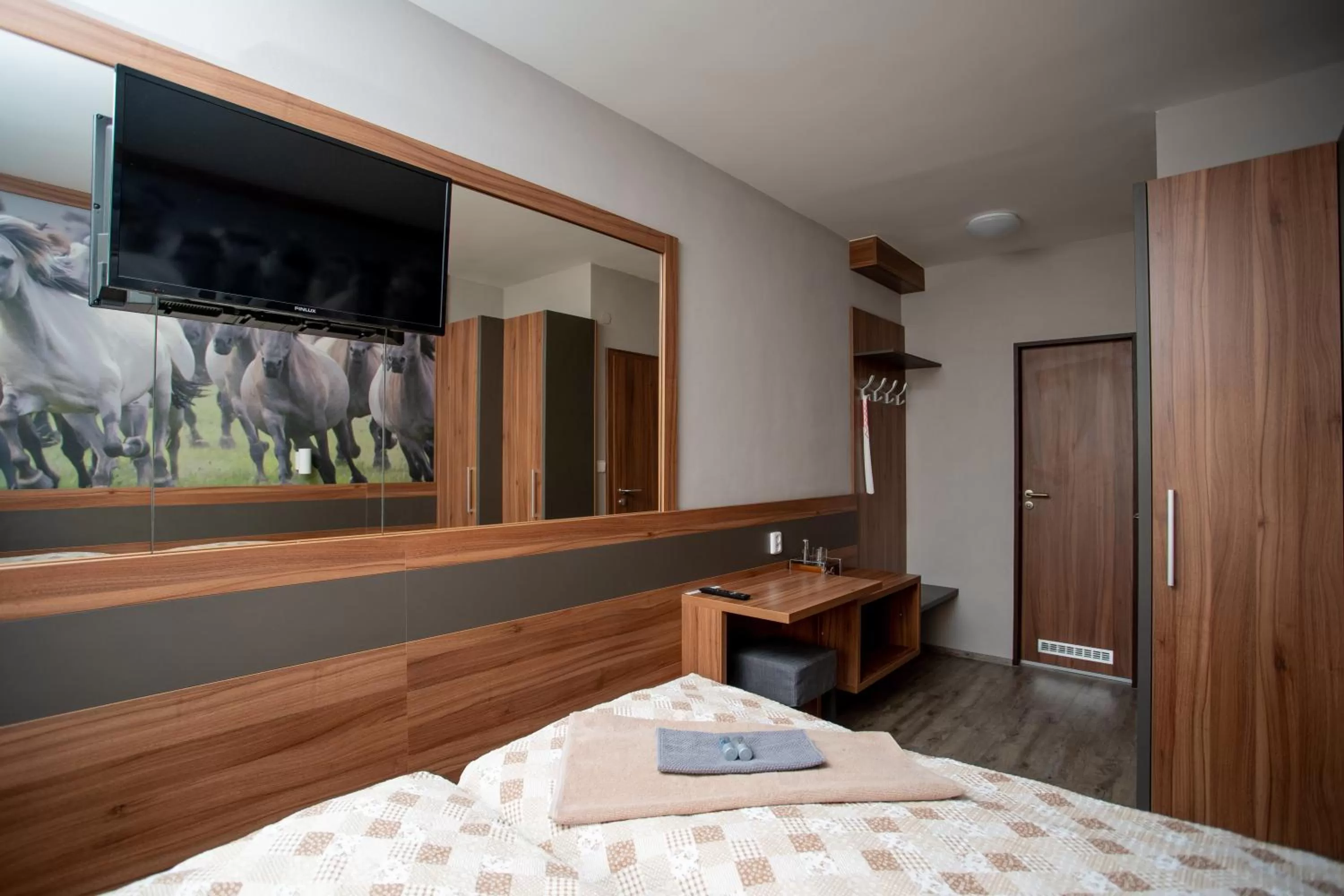 Bedroom, Bed in Hotel U koně