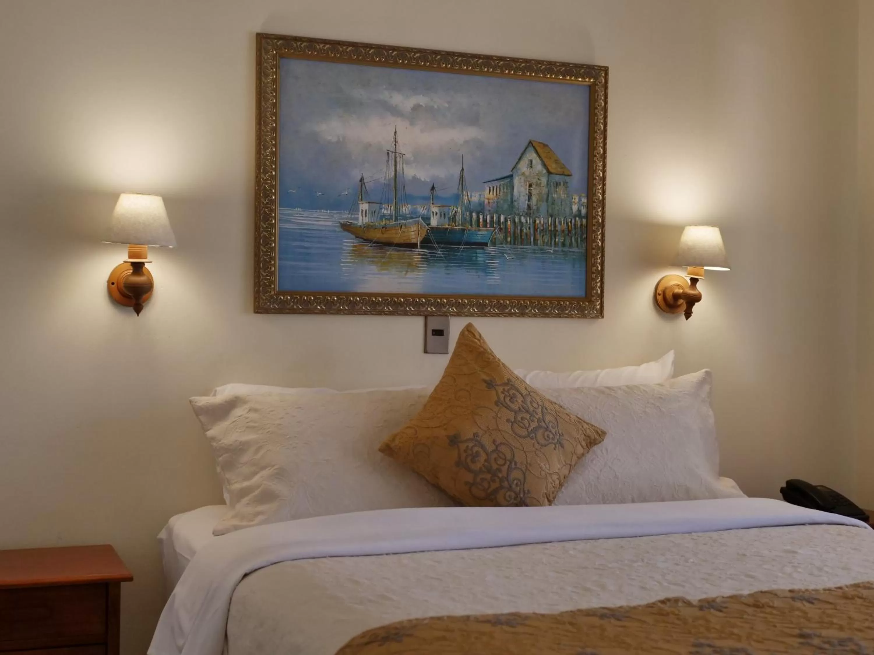 Bed in Hotel La Fuente