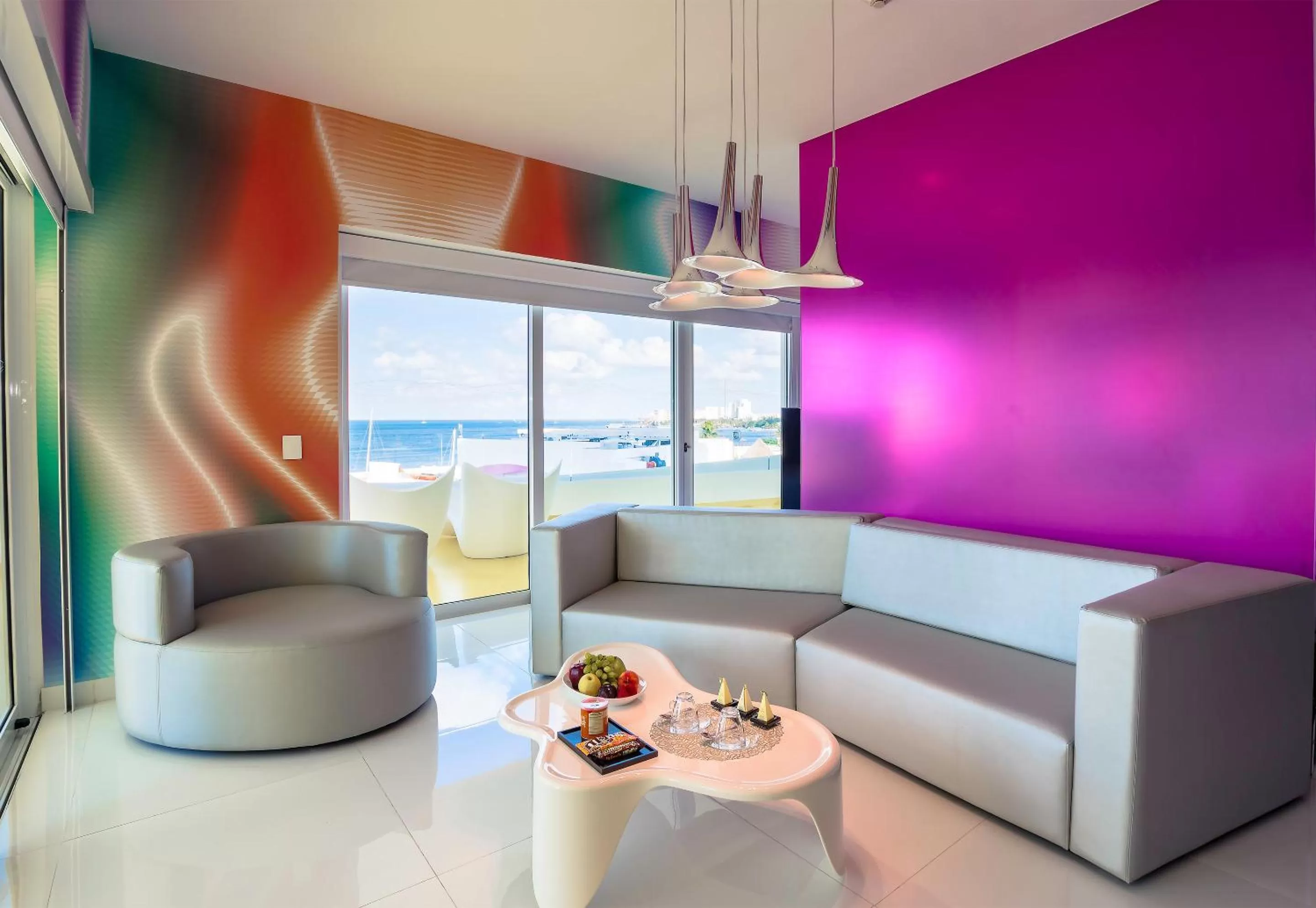 Living room, Seating Area in The Tower by Temptation Cancun Resort - All Inclusive - Adults Only