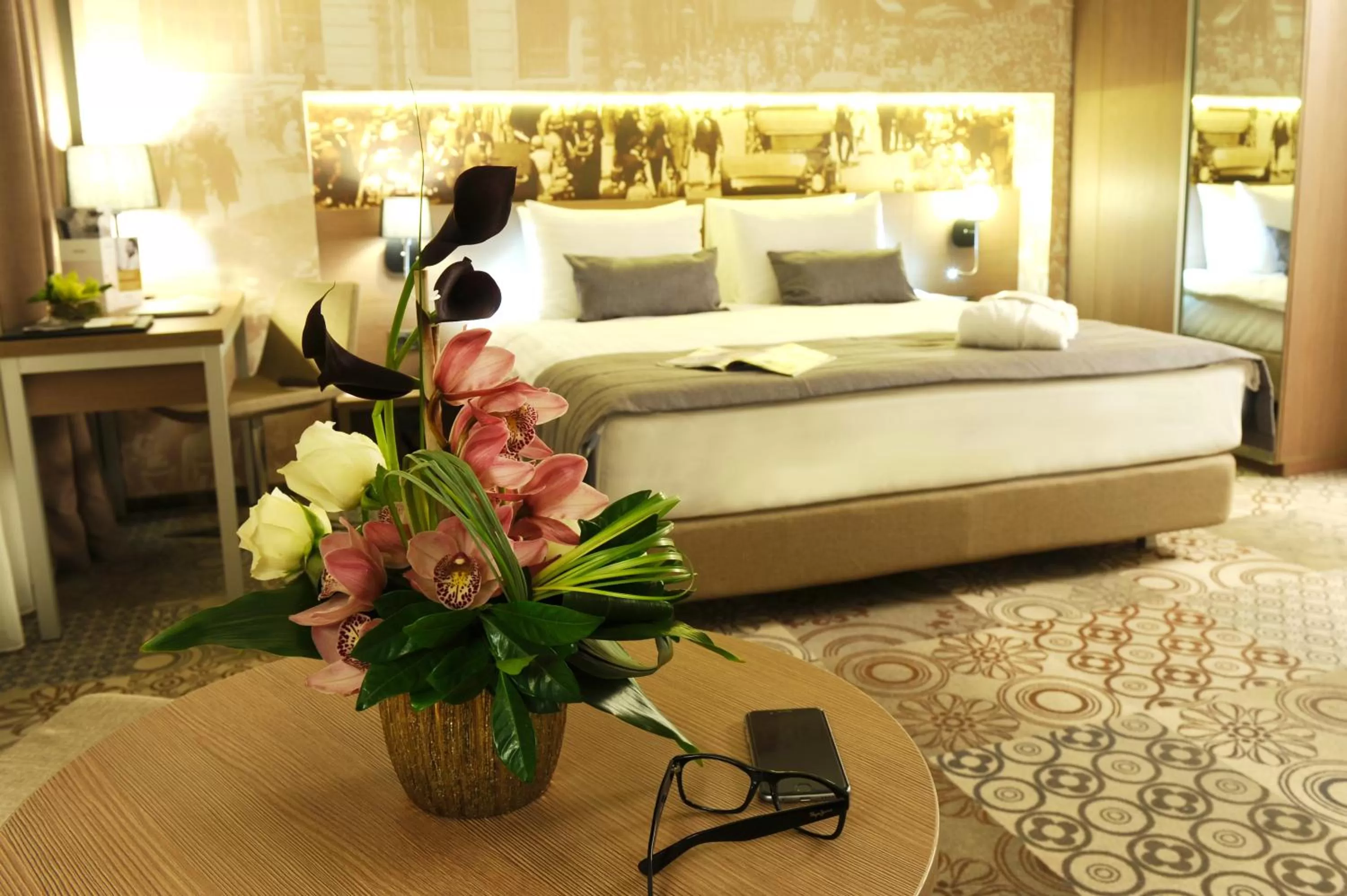 Bed in Mercure Bucharest City Center