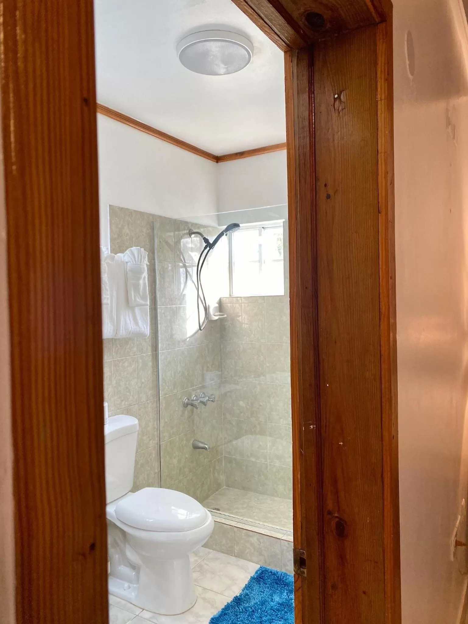 Bathroom in Blue Skies Beach Resort
