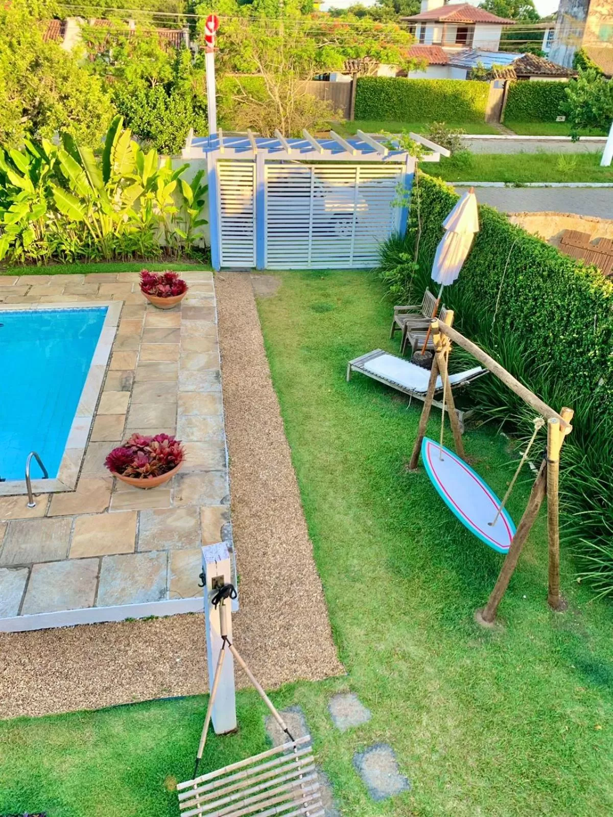 Pool View in Pousada Manaaki