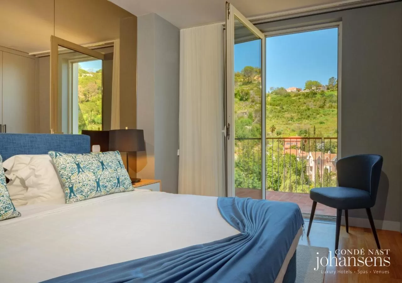 View (from property/room), Bed in Pure Monchique Hotel - Villa Termal Spa Resort - by Unlock Hotels