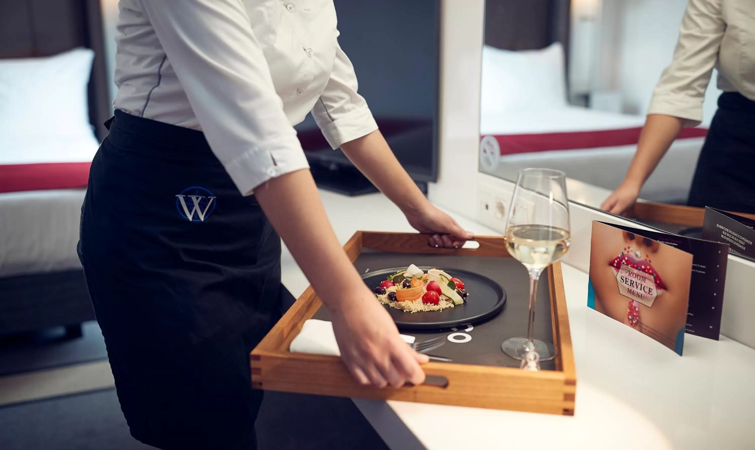 Food close-up in WestCord Fashion Hotel Amsterdam