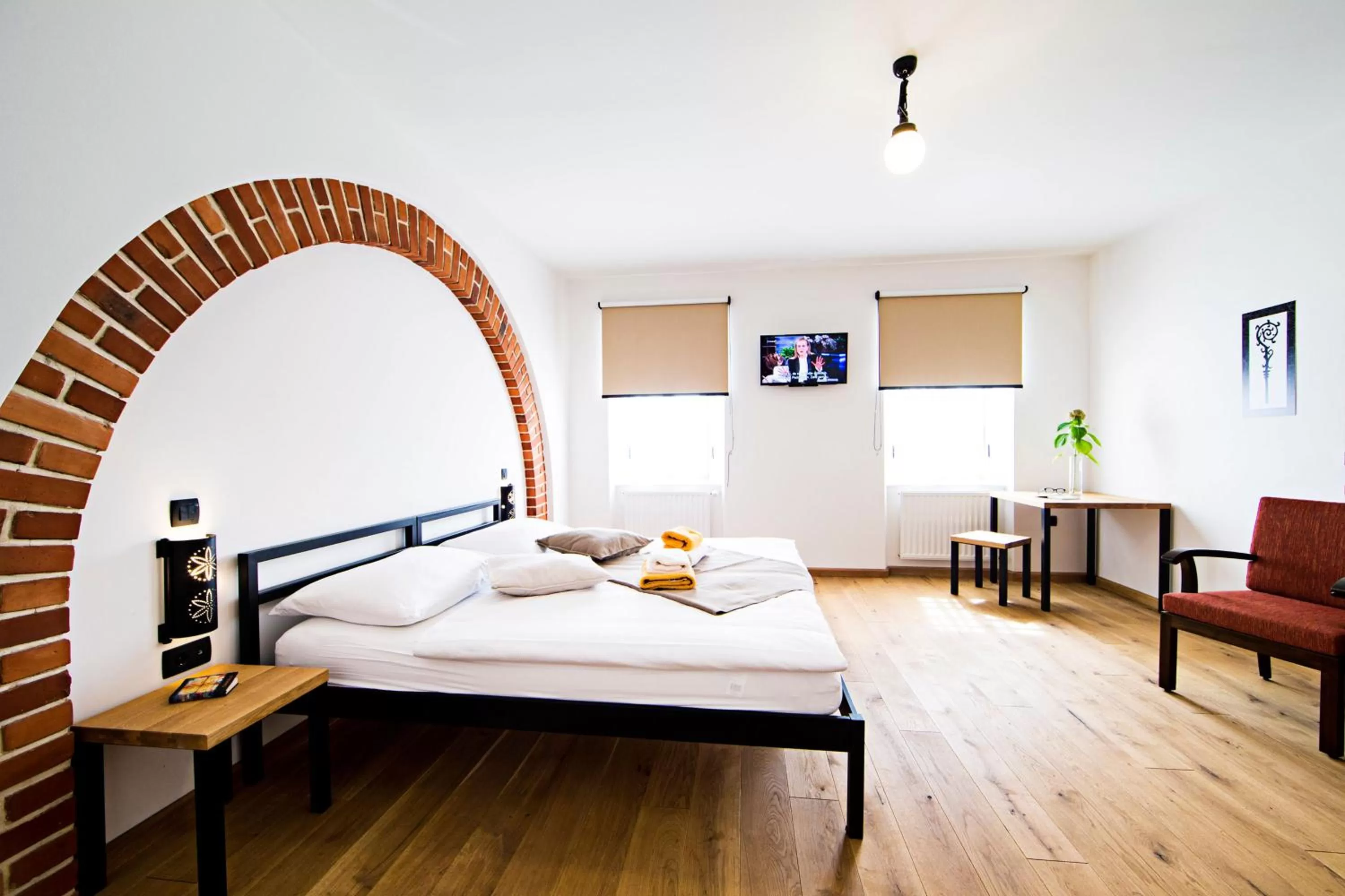 Photo of the whole room, Bed in Old Parish House