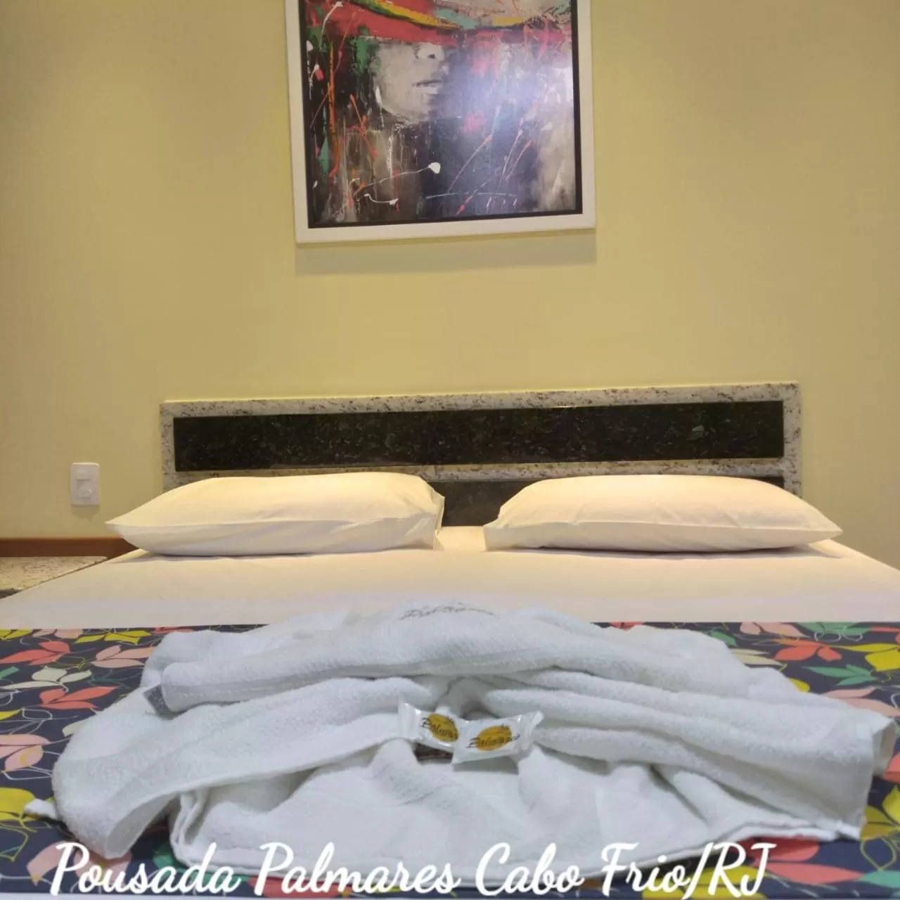 Bed in Pousada Palmares