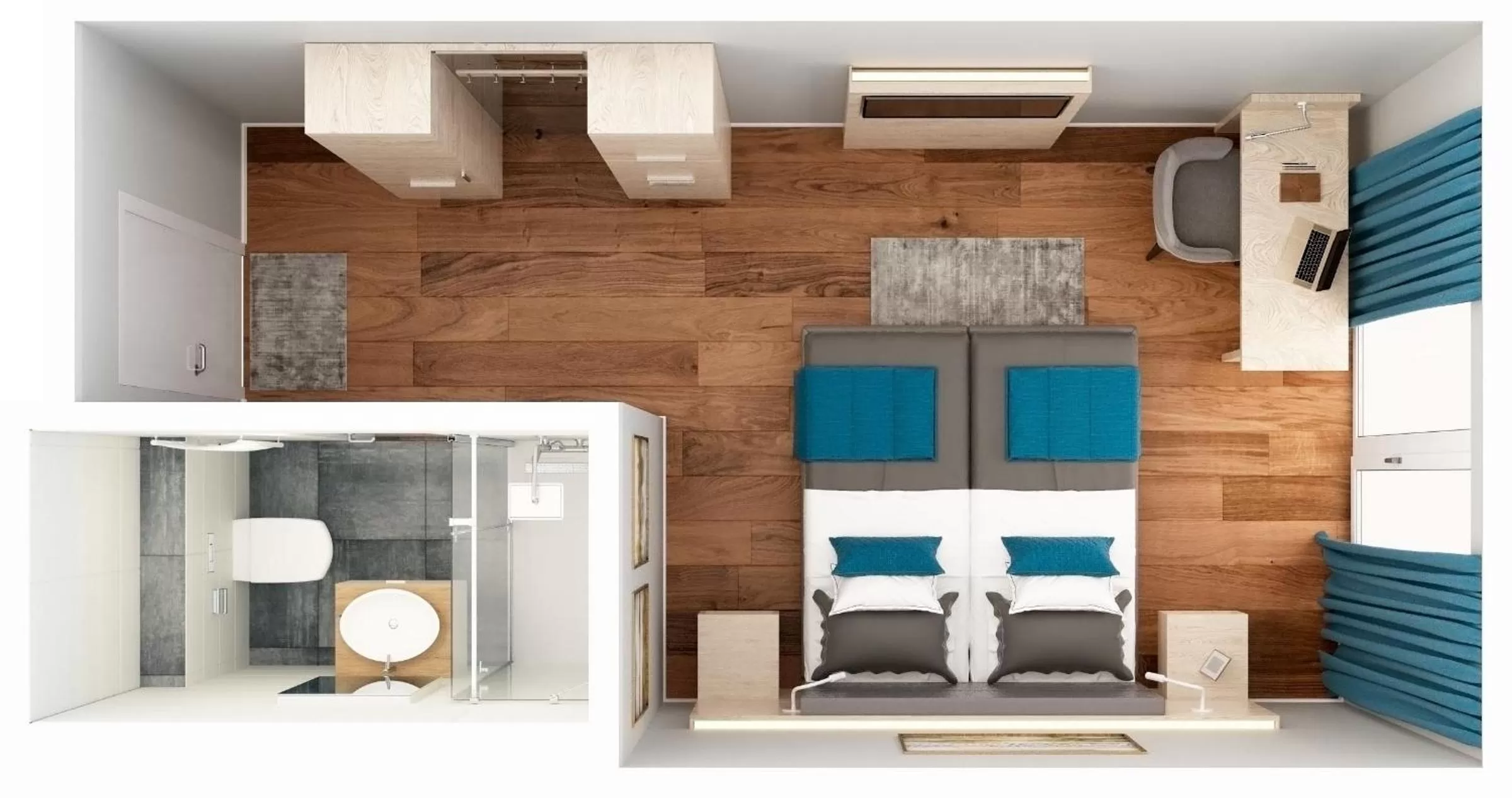 Photo of the whole room in Amper Art Hotel