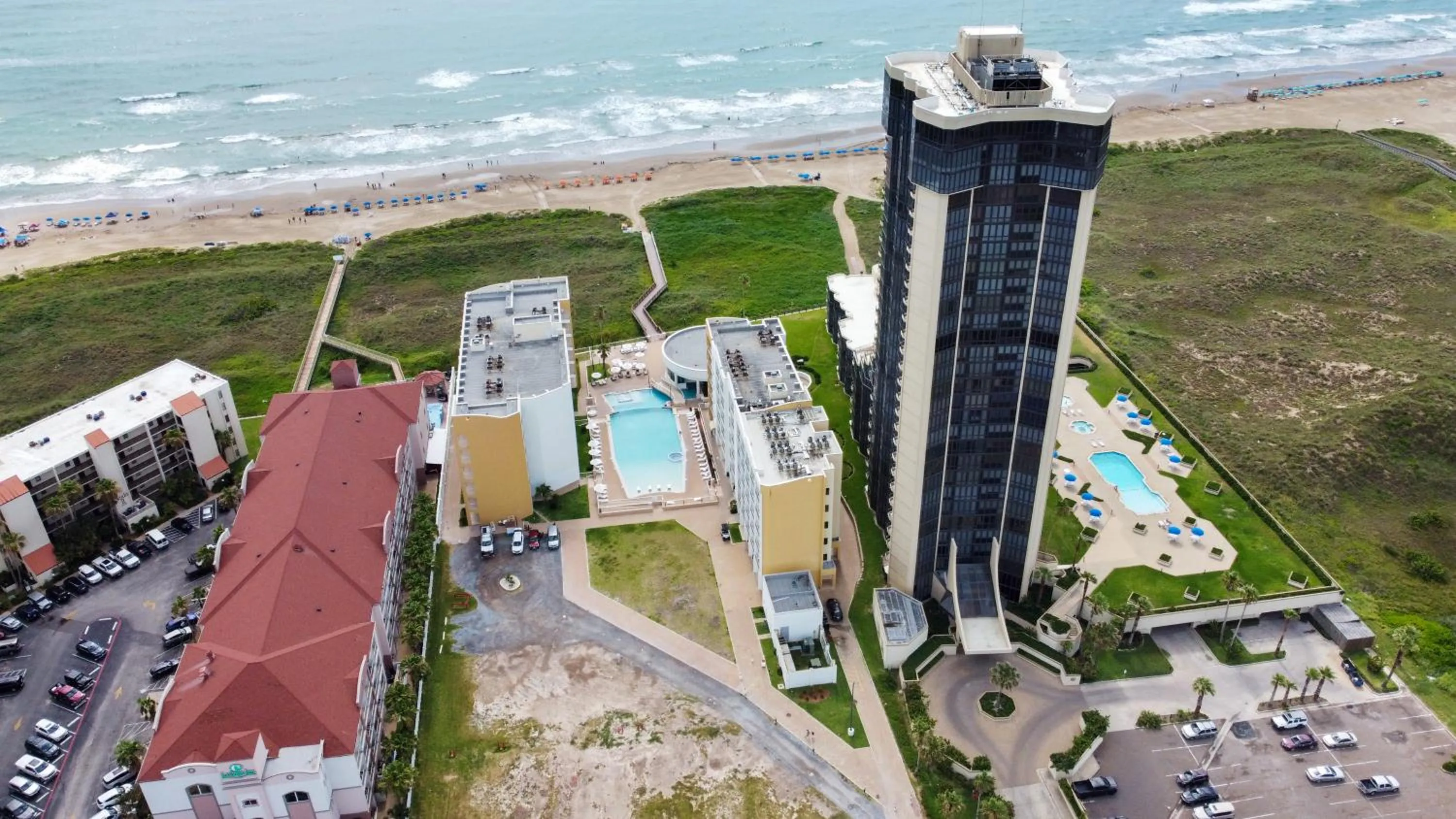 Property building in Peninsula Island Resort & Spa - Beachfront Property at South Padre Island