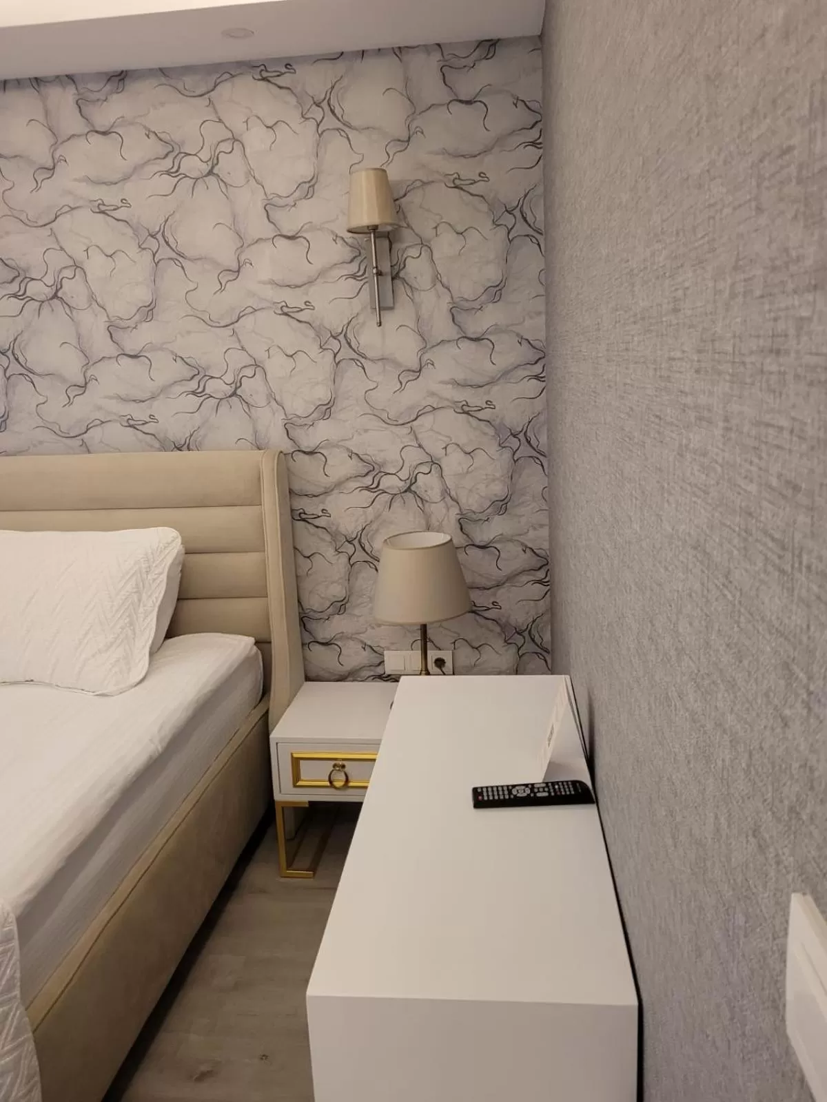 Seating area, Bed in Mr BEYAZ HOTEL