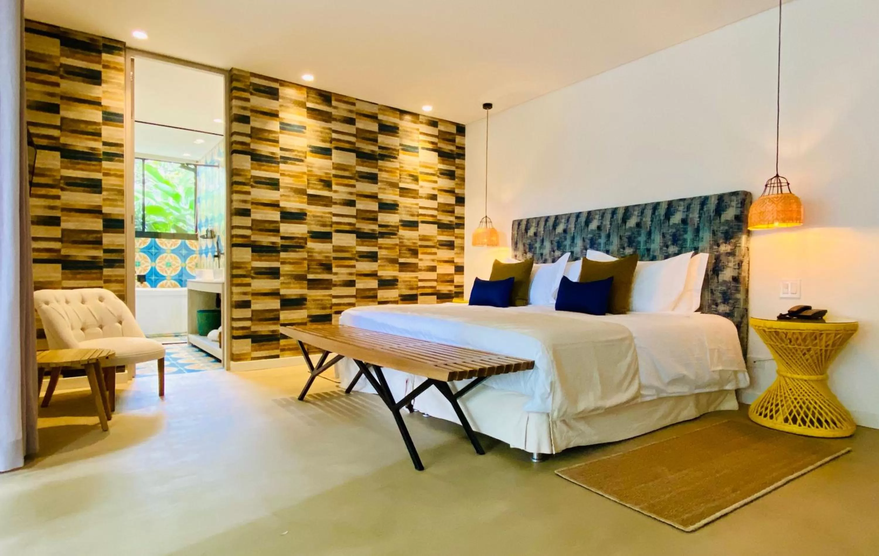 Bed in Patio del Mundo