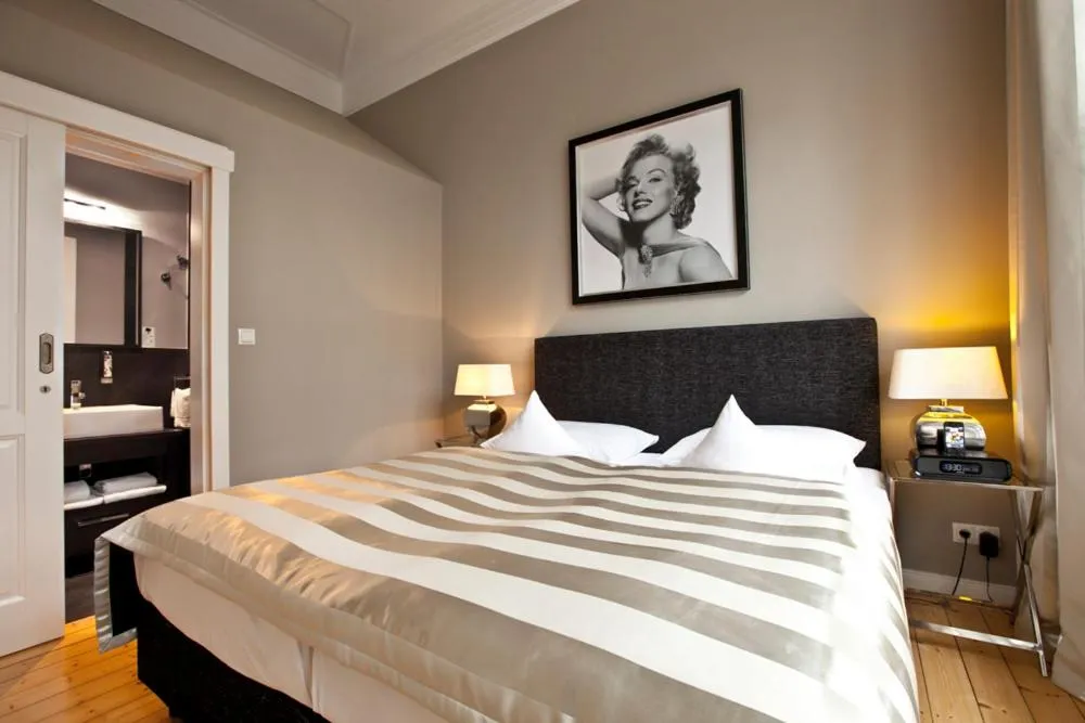 Bed in Hotel Wagner im Dammtorpalais