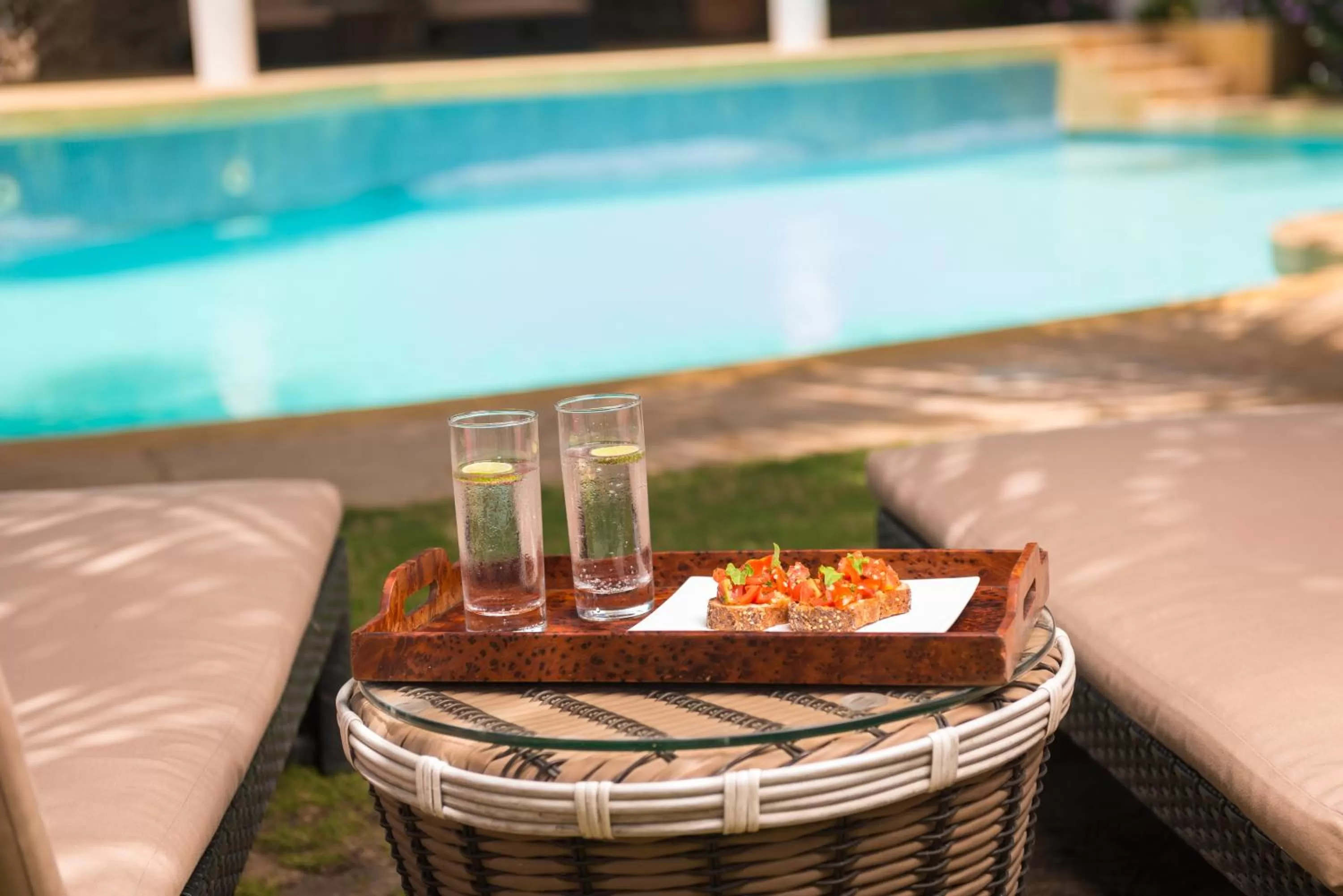 Food and drinks, Swimming Pool in La Résidence