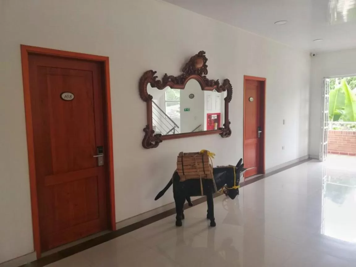 Lobby or reception in Hotel Rio Humadea