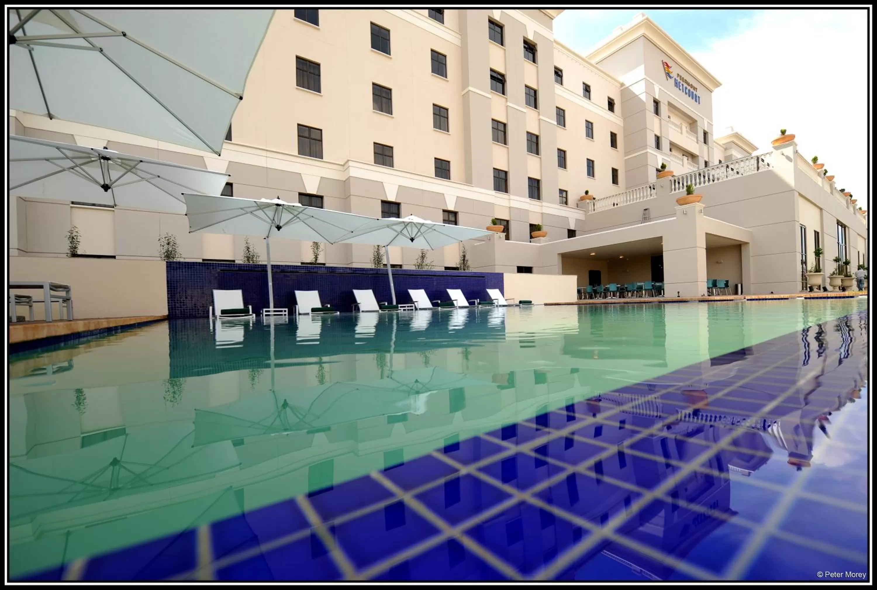 Swimming pool in Metcourt at Emperors Palace