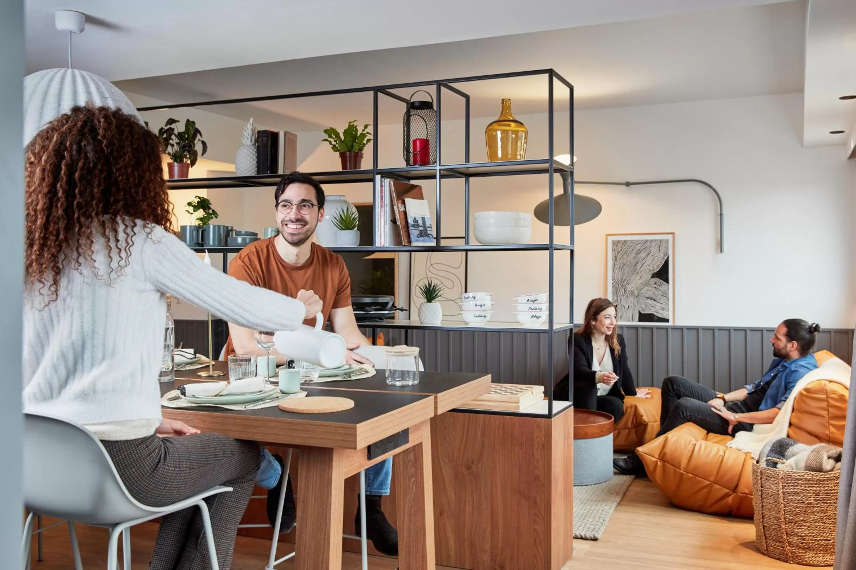Kitchen or kitchenette in Aparthotel Adagio Paris Bercy Village