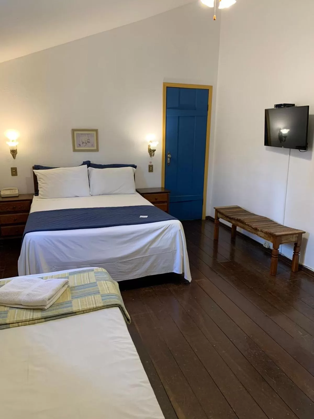 Bed in Pousada Villa Real