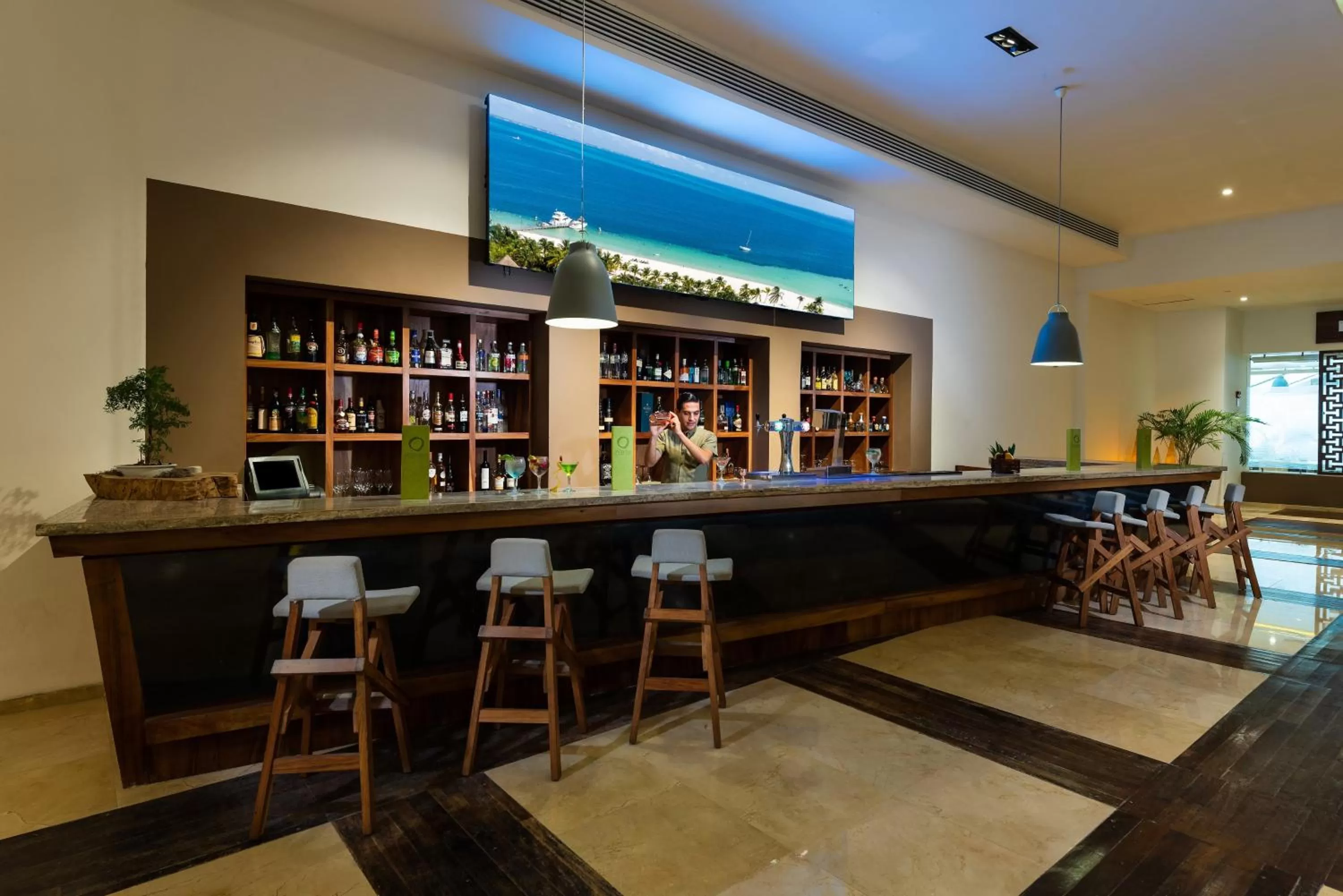 Lounge or bar in Presidente InterContinental Cancun Resort
