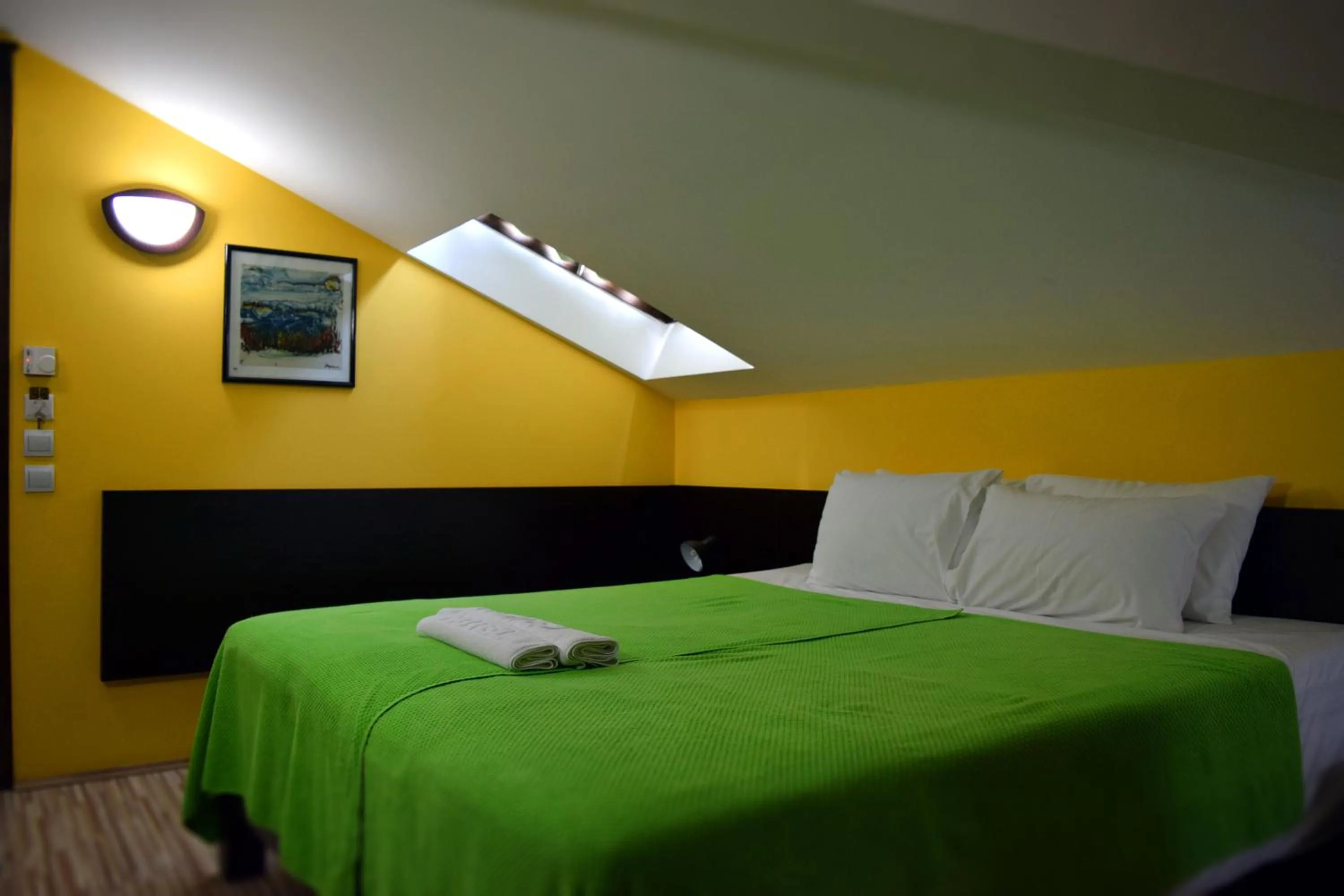 Bed in Hotel Theatre