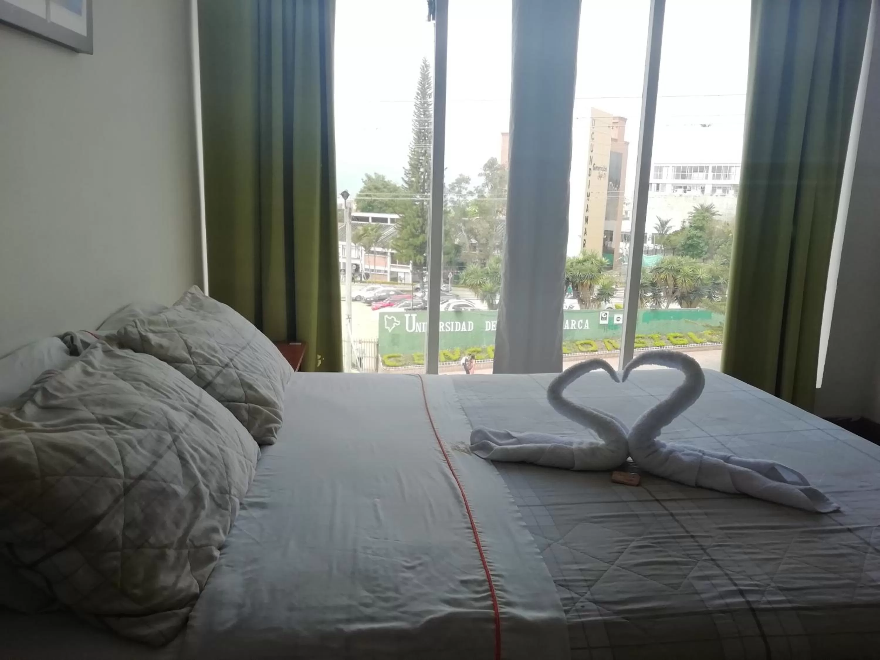 Bed in Hotel Mónaco de Fusa