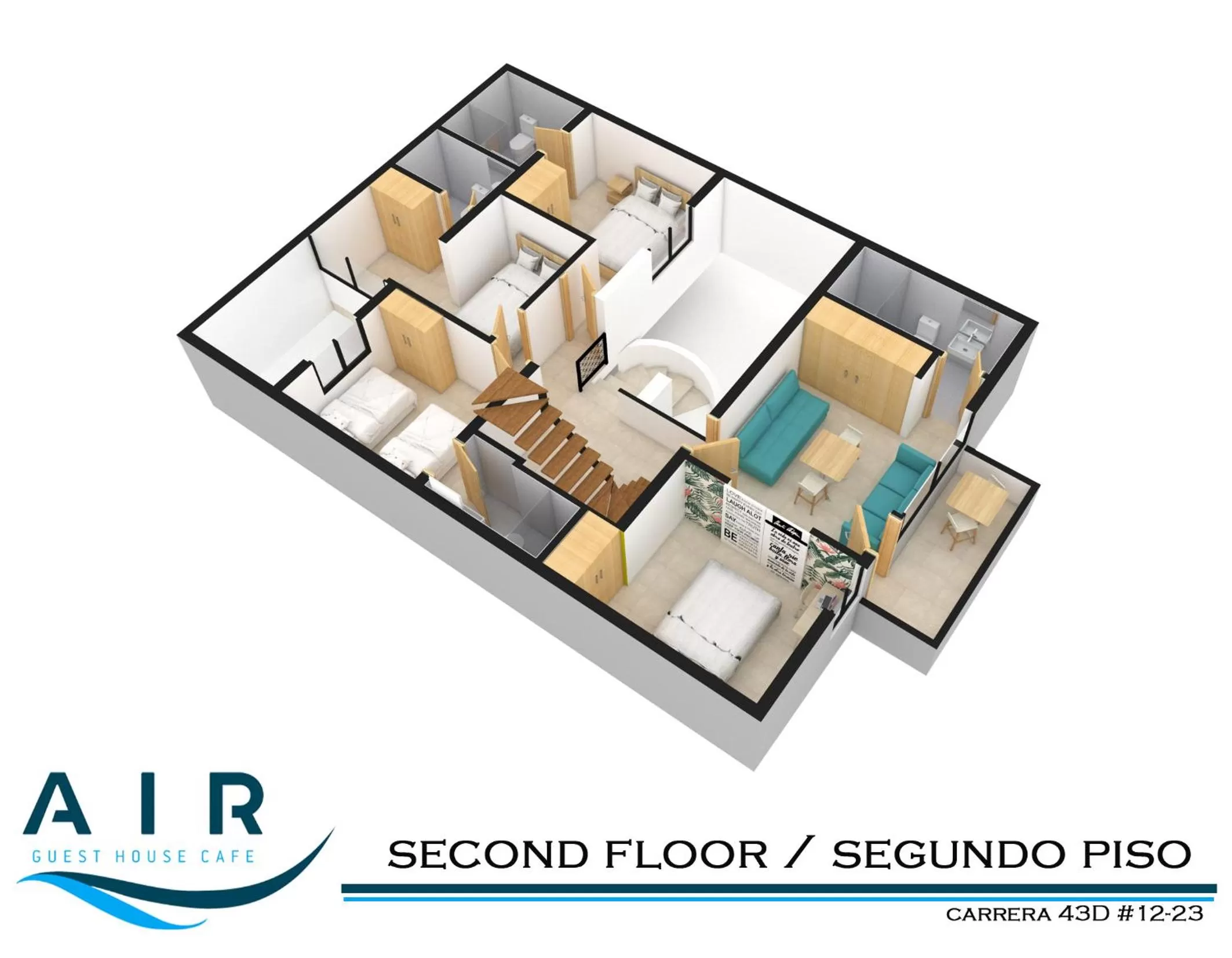 Floor Plan in Air Guest House
