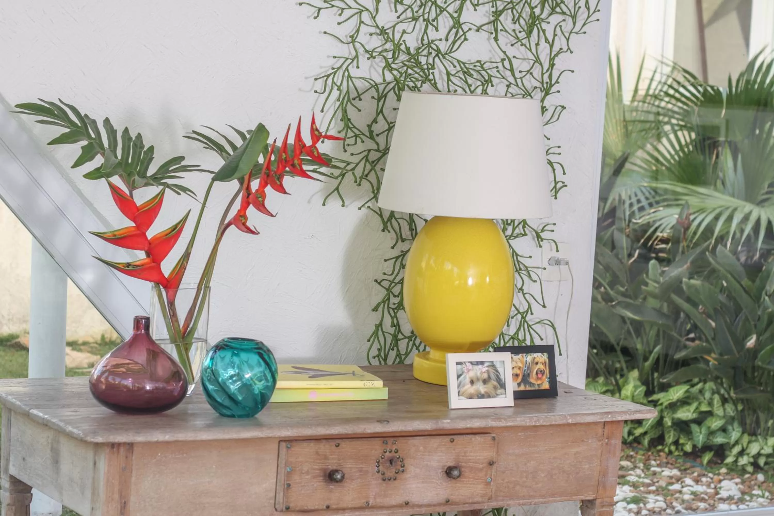 Communal lounge/ TV room in Guest House Guarujá